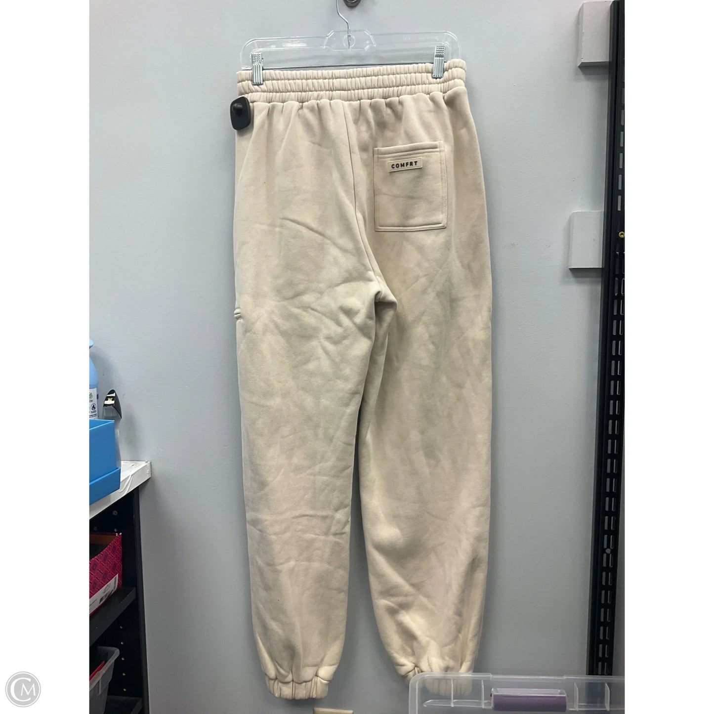 Pants Lounge By Comfrt In Cream, Size: M