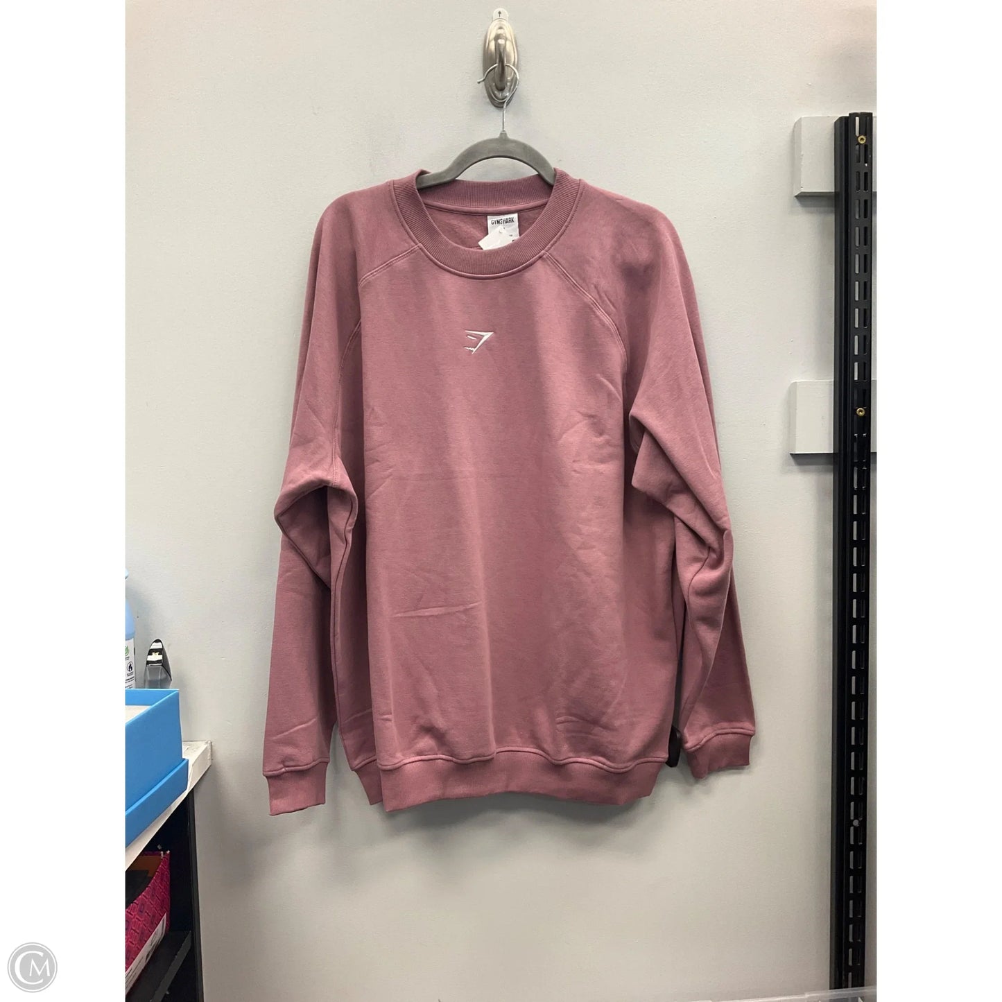 Sweatshirt Crewneck By Gym Shark In Mauve, Size: M