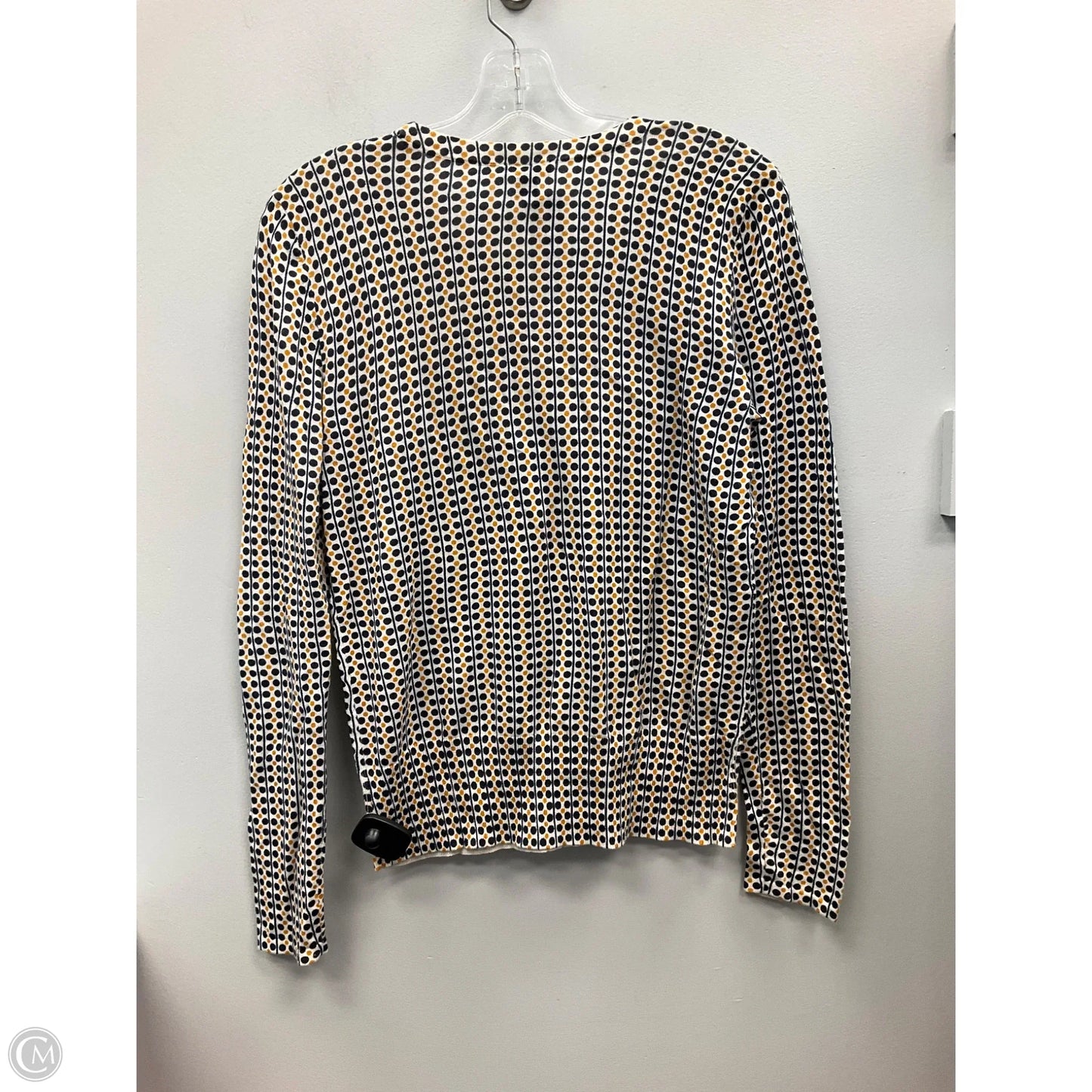 Top Long Sleeve By Ann Taylor In Geometric Pattern, Size: M
