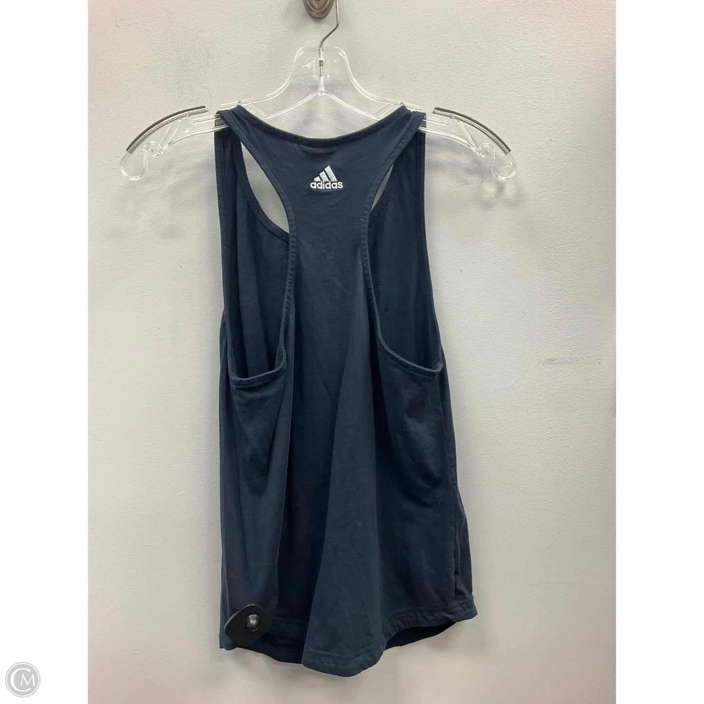 Athletic Tank Top By Adidas In Navy, Size: Xs