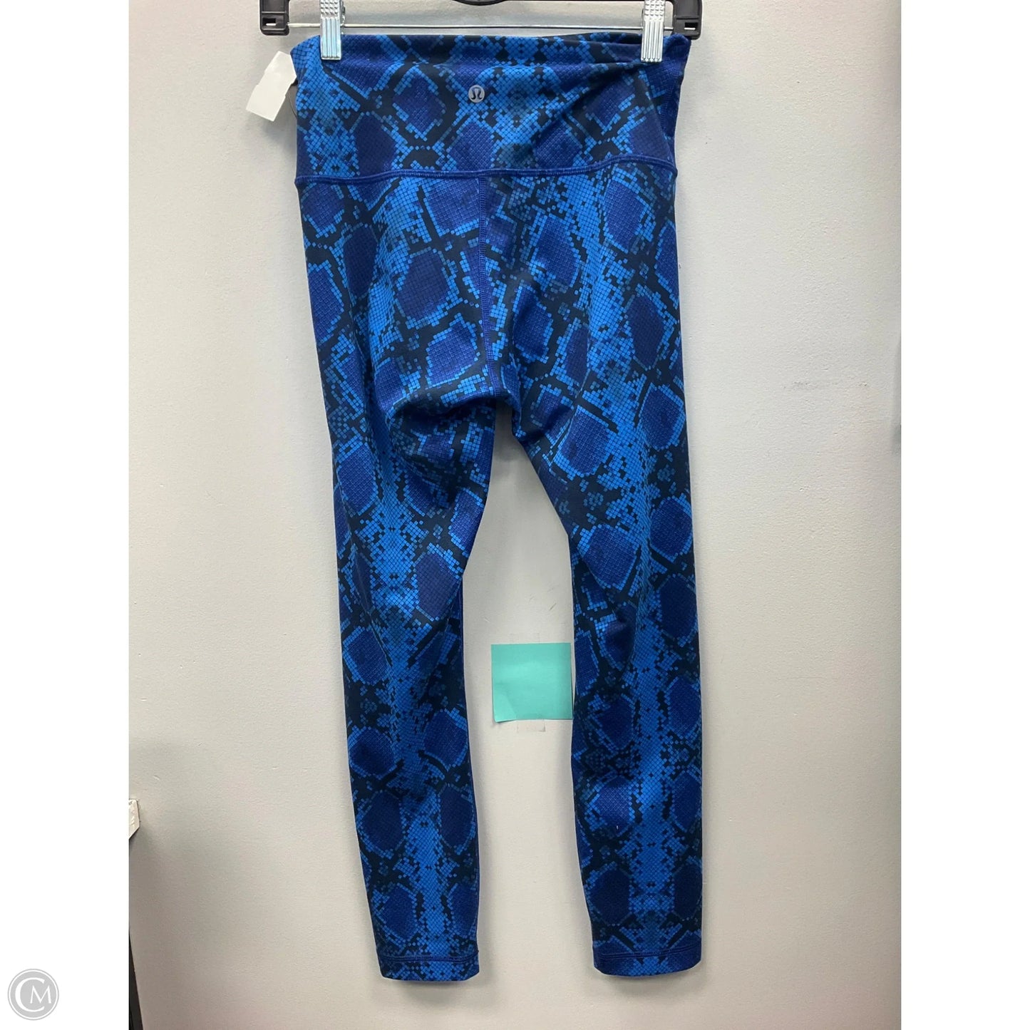 Athletic Leggings By Lululemon In Snakeskin Print, Size: 6