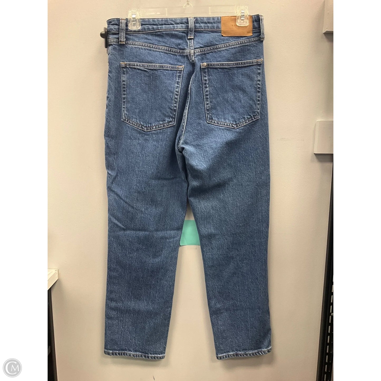 Jeans Straight By &denim In Blue Denim, Size: 8