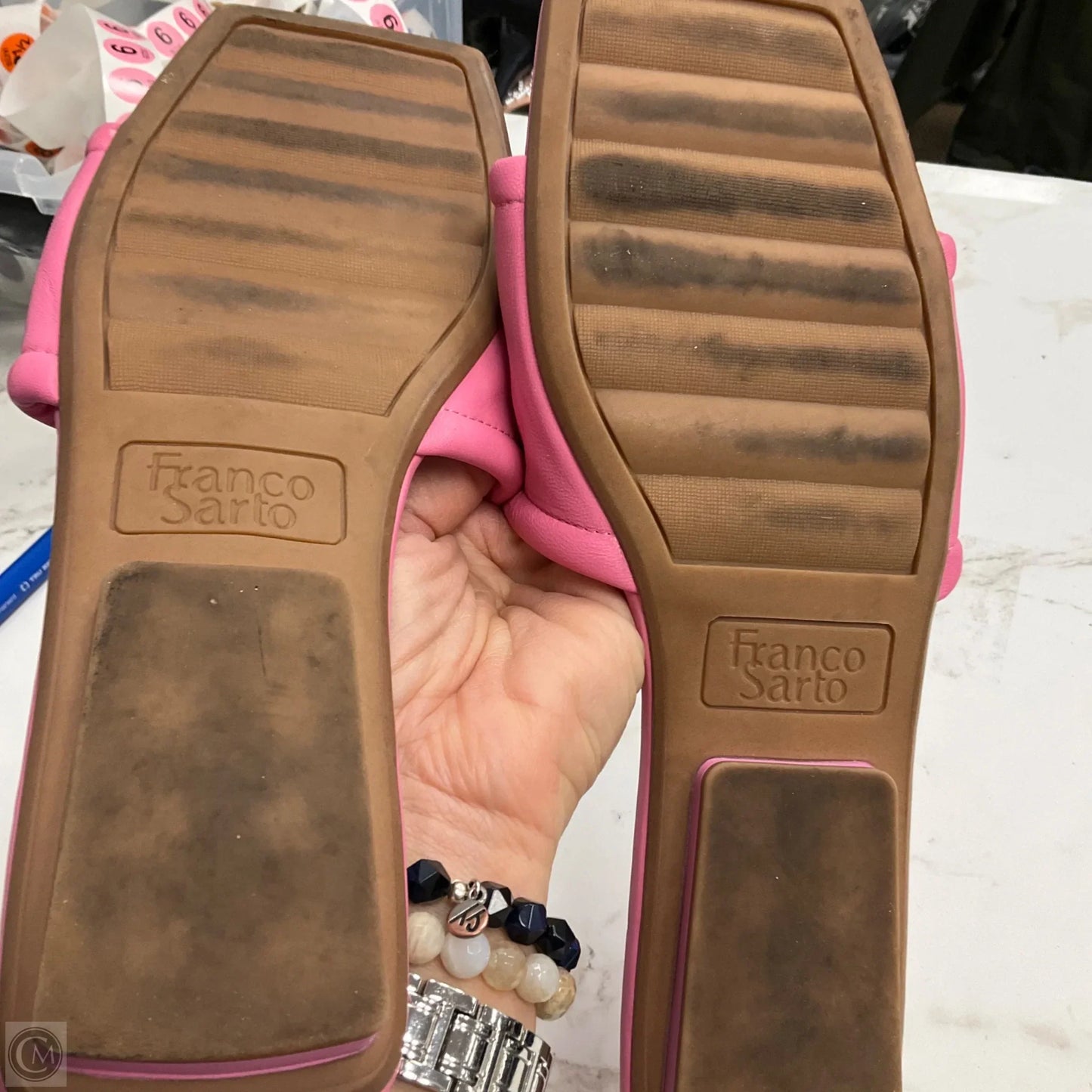 Sandals Flats By Franco Sarto In Pink, Size: 9