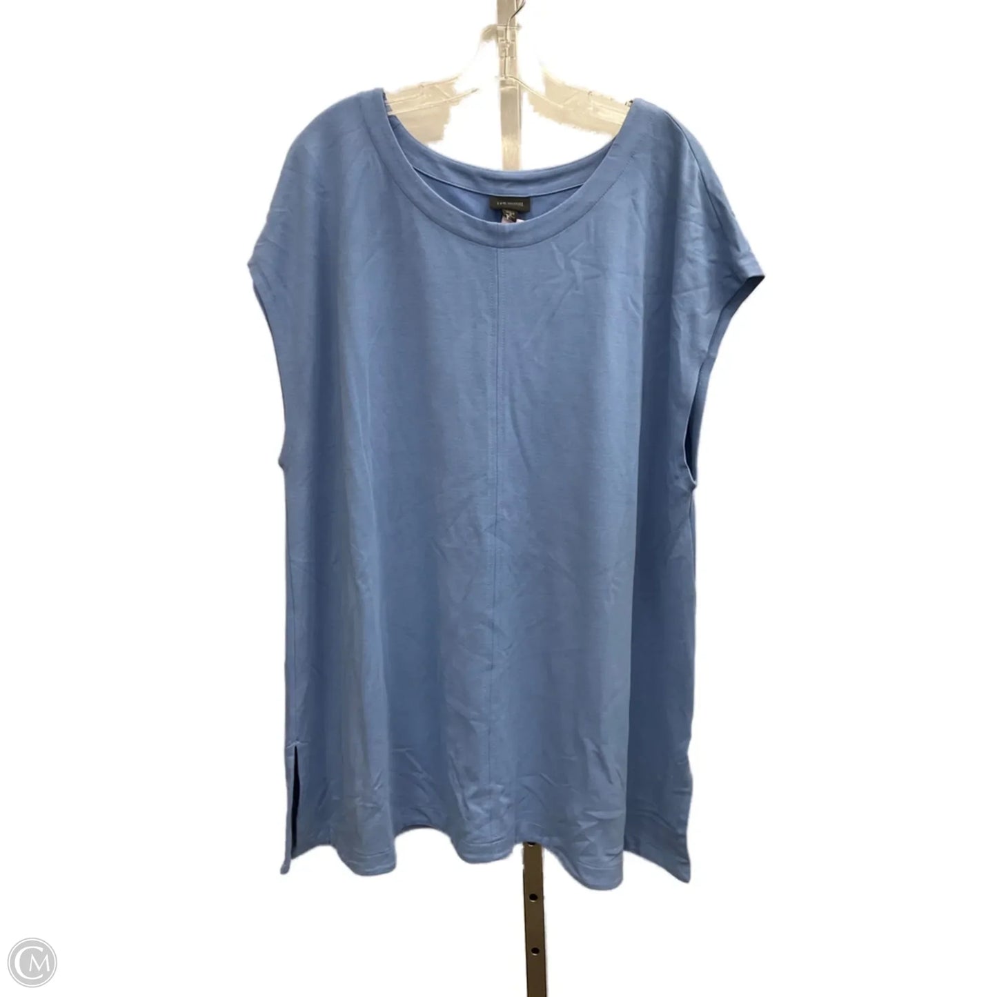 Top Sleeveless By J. Jill In Blue, Size: 3x