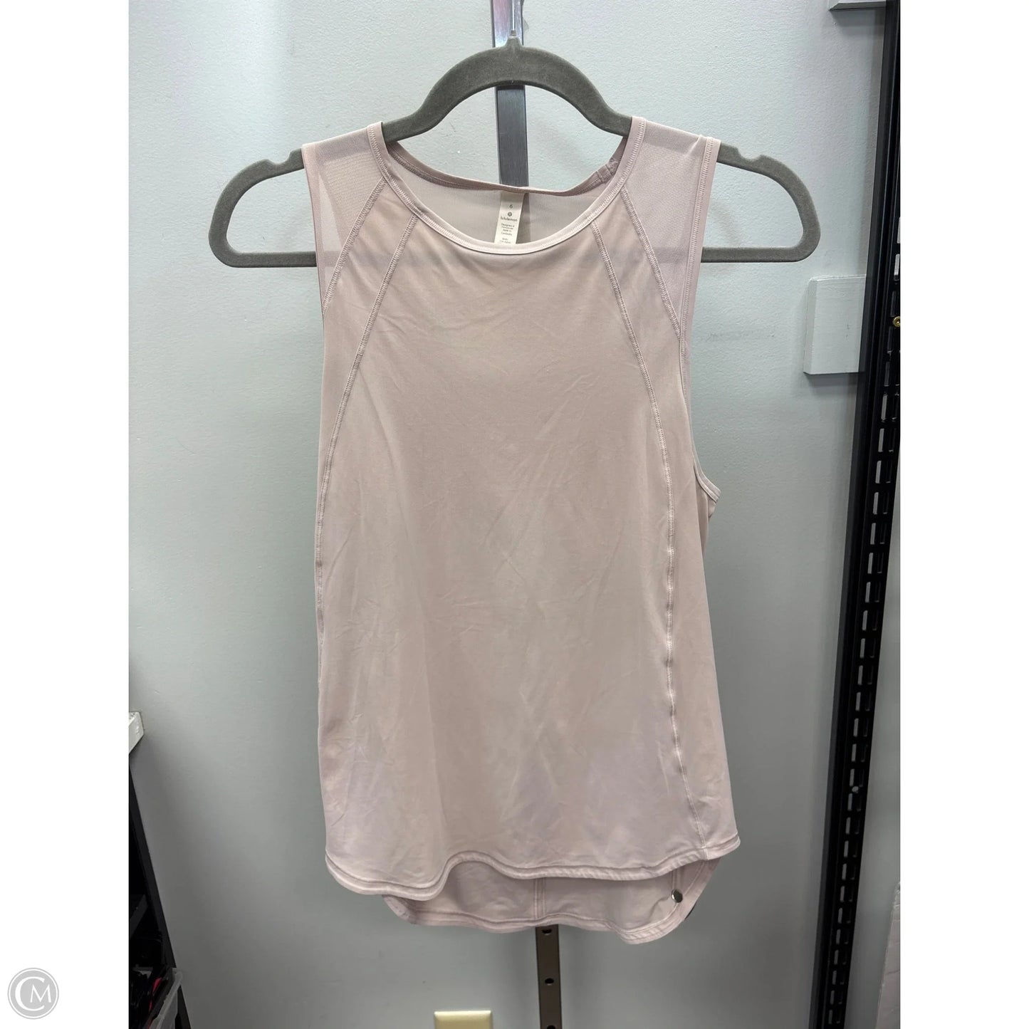 Athletic Tank Top By Lululemon In Pink, Size: 6