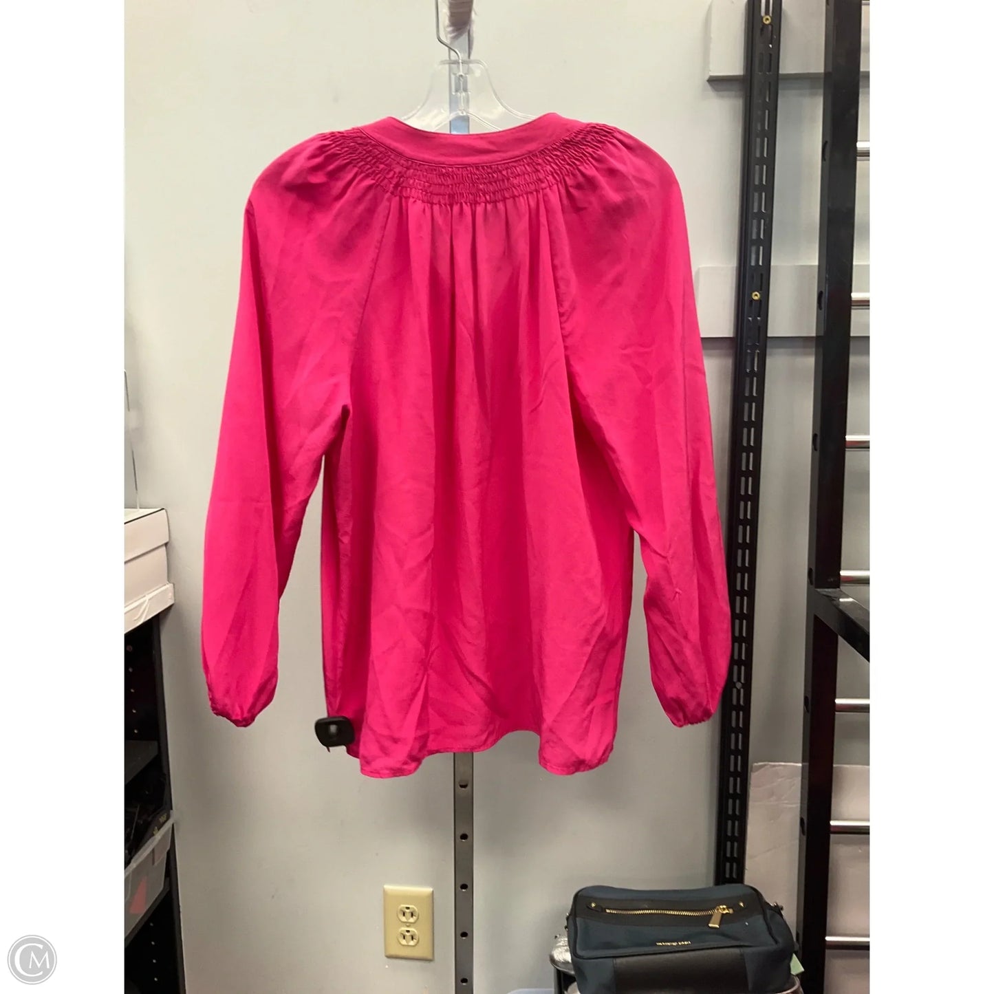 Top Long Sleeve Designer By Lilly Pulitzer In Pink, Size: M
