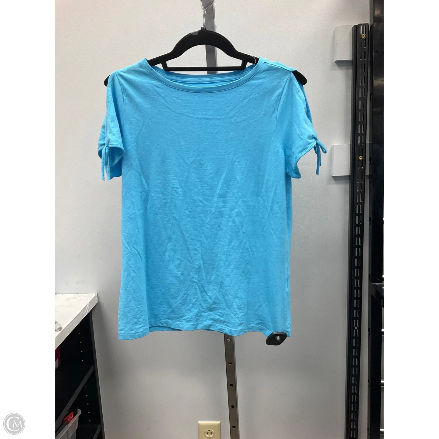 Top Short Sleeve By Talbots In Blue, Size: Sp