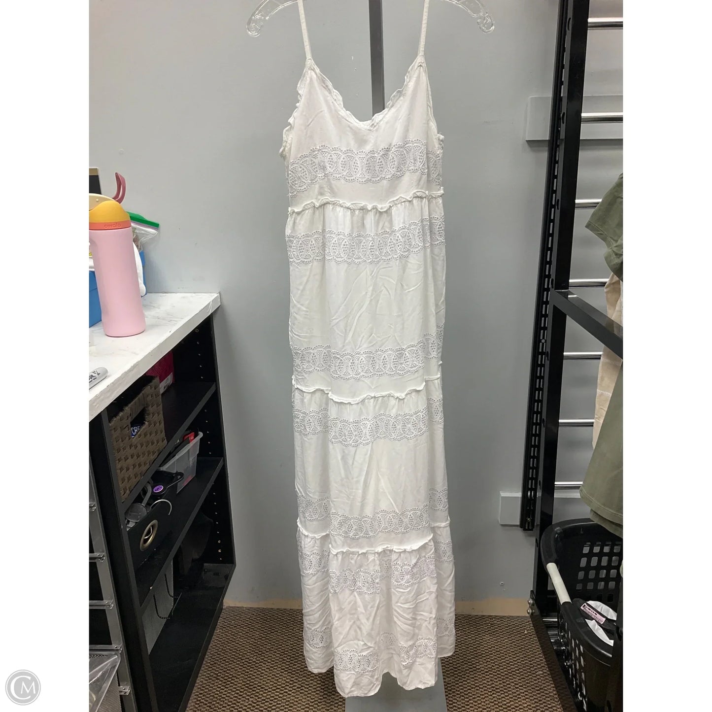 Dress Casual Maxi By Jessica Simpson In White, Size: Xl