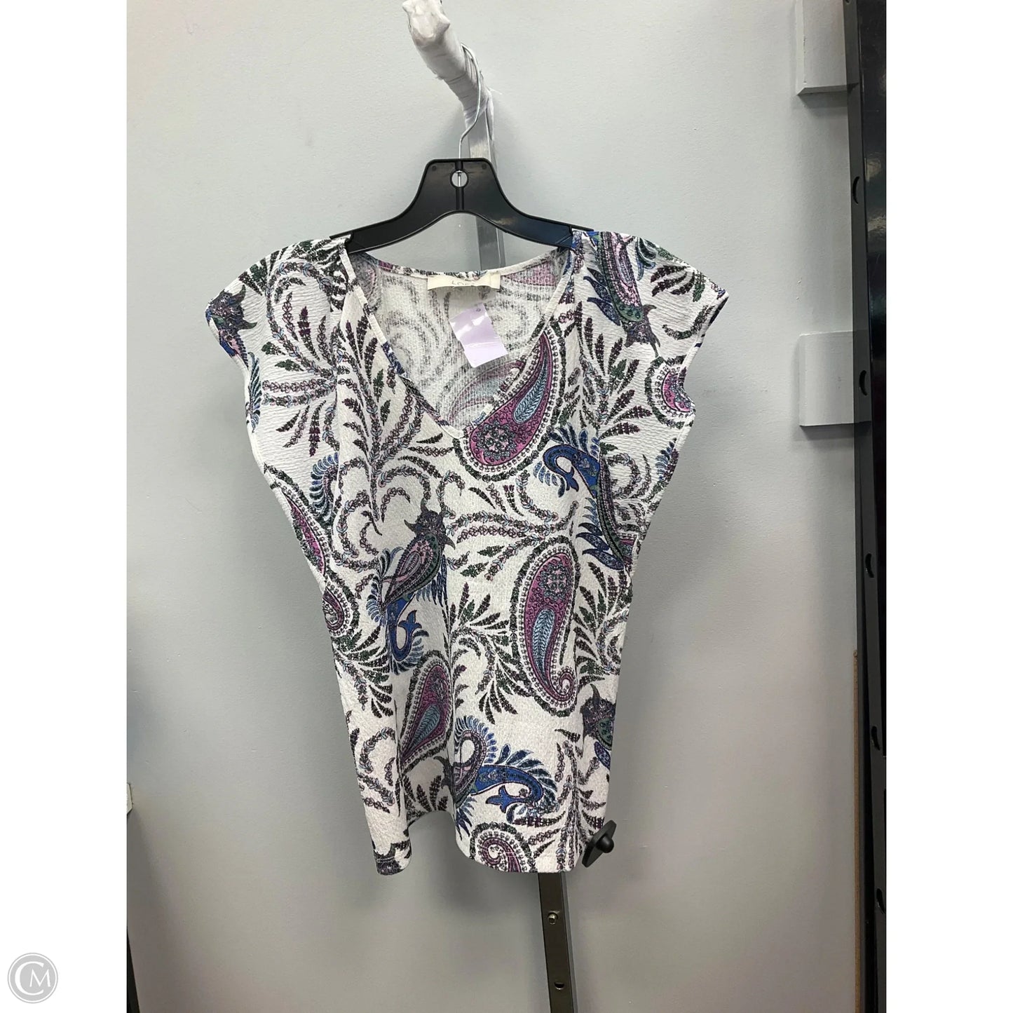 Top Sleeveless By Loft In Paisley Print, Size: Xs