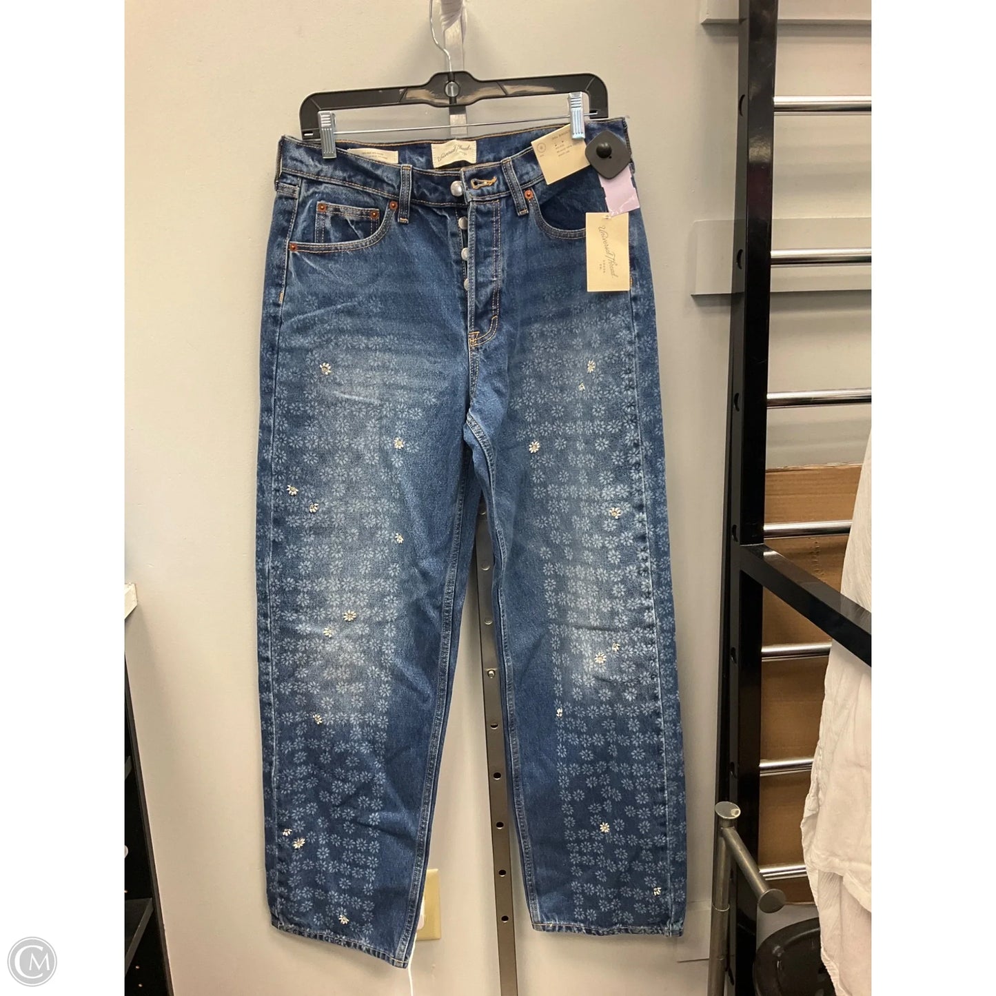 Jeans Wide Leg By Universal Thread In Blue Denim, Size: 6