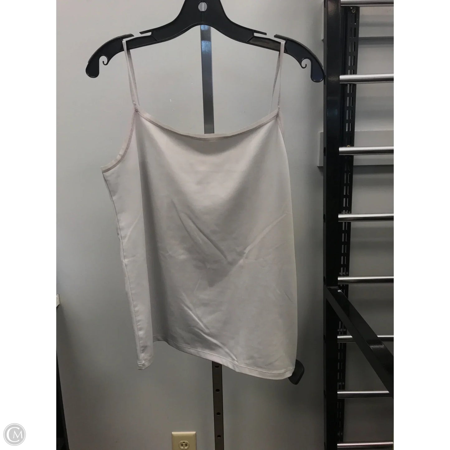 Top Sleeveless Basic By Ann Taylor In Grey, Size: L