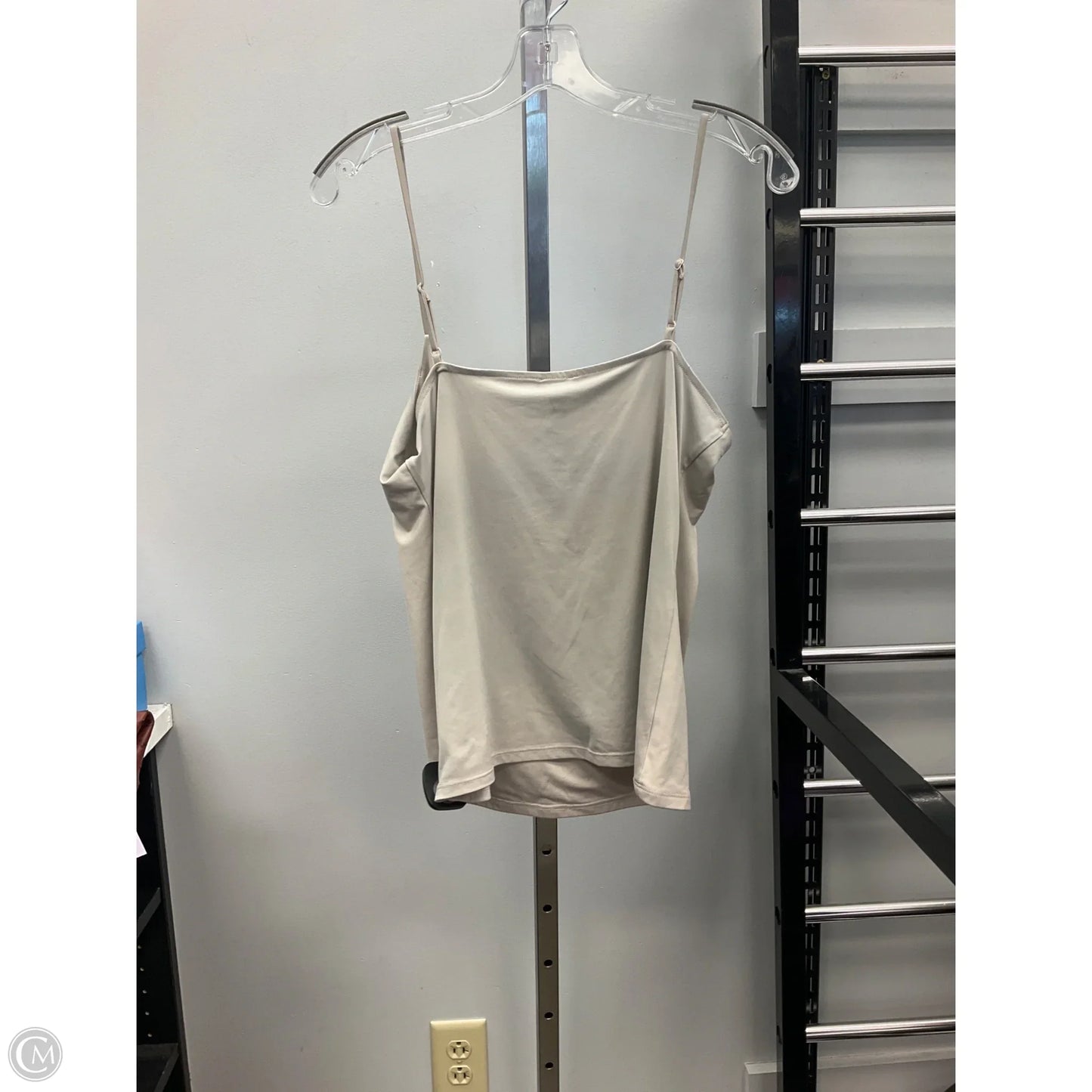 Top Sleeveless Basic By Express In Beige, Size: L