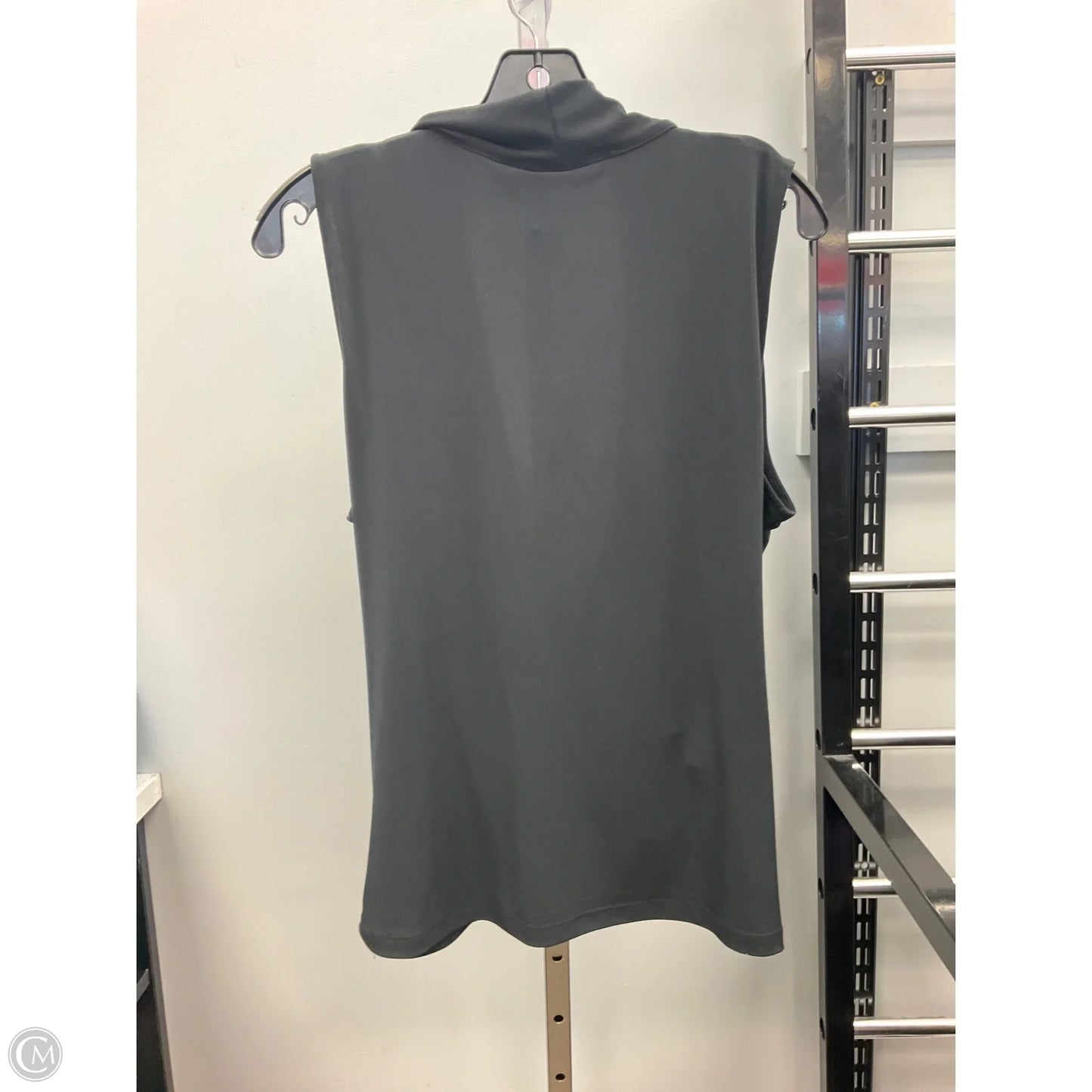 Top Sleeveless By Tahari In Black, Size: Xl