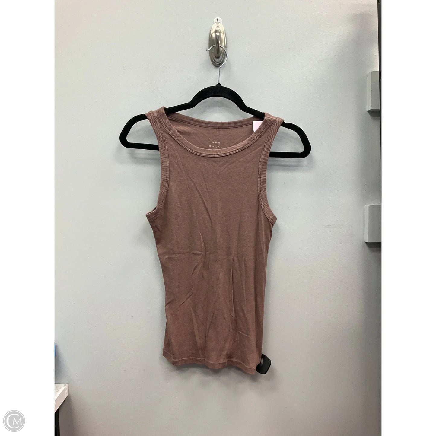 Top Sleeveless By A New Day In Brown, Size: L