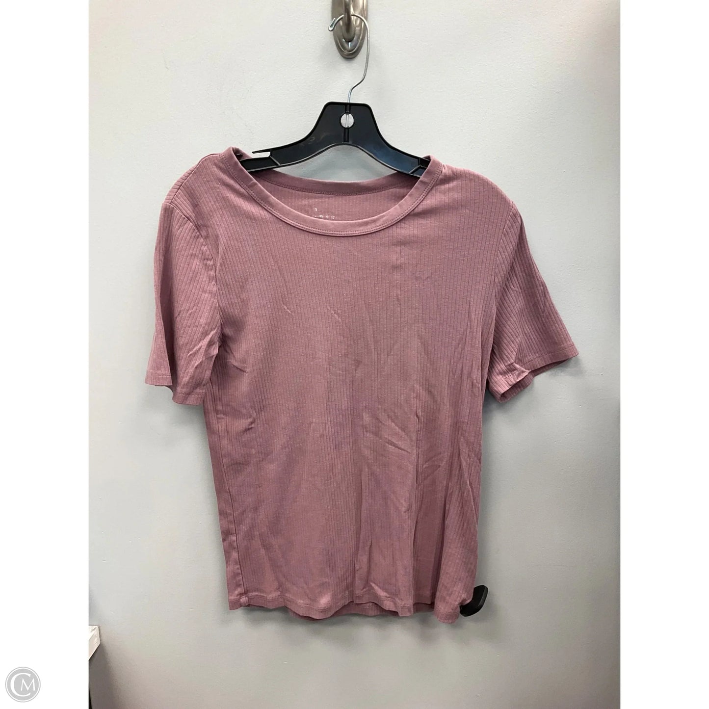 Top Short Sleeve By A New Day In Purple, Size: L