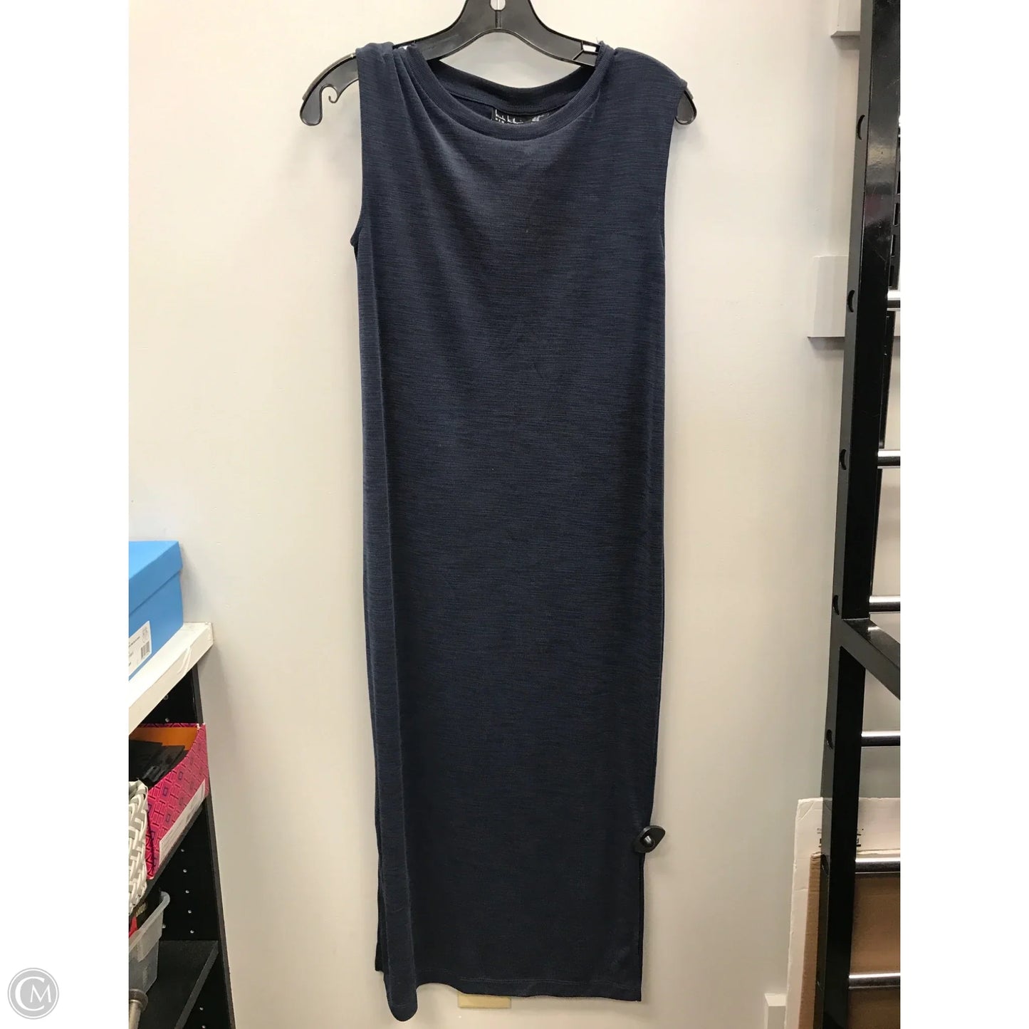 Dress Casual Midi By Nicole Miller In Blue, Size: Xs