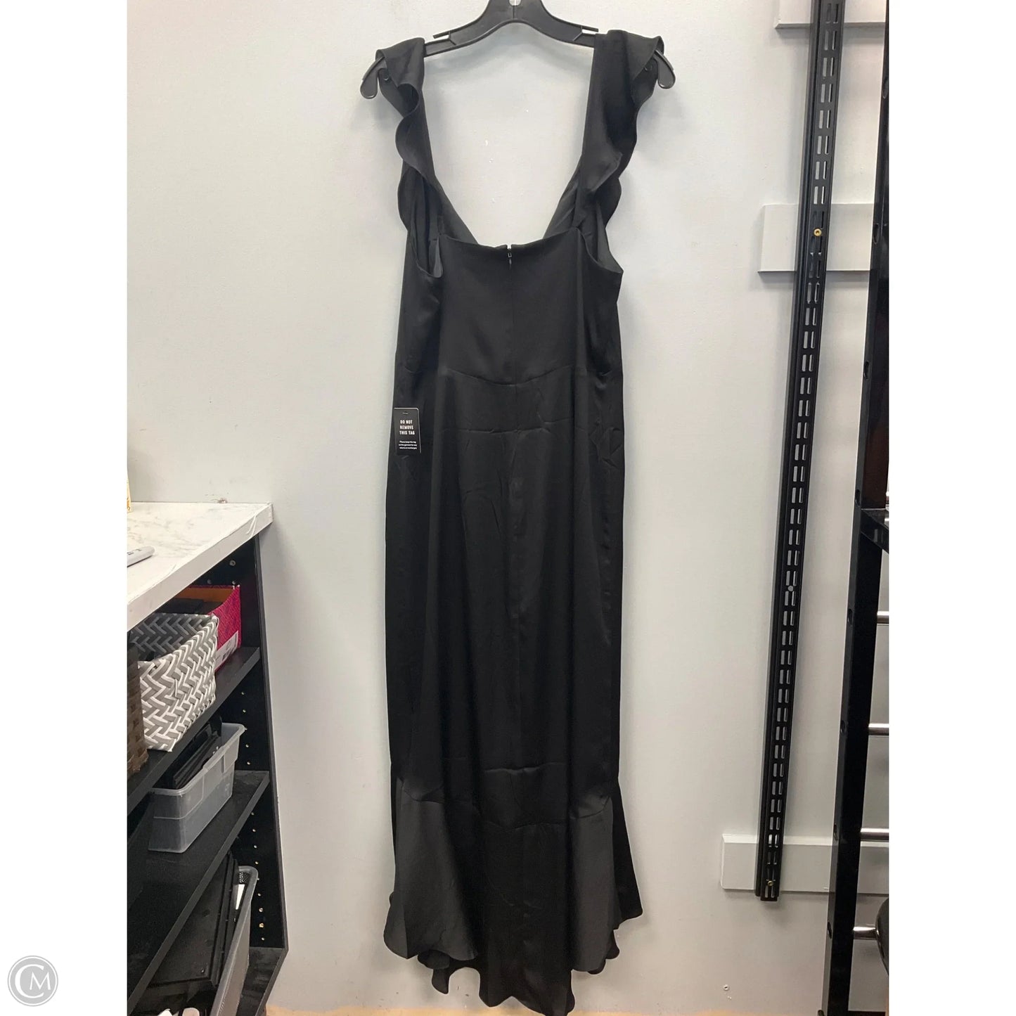 Dress Casual Maxi By Express In Black, Size: 12