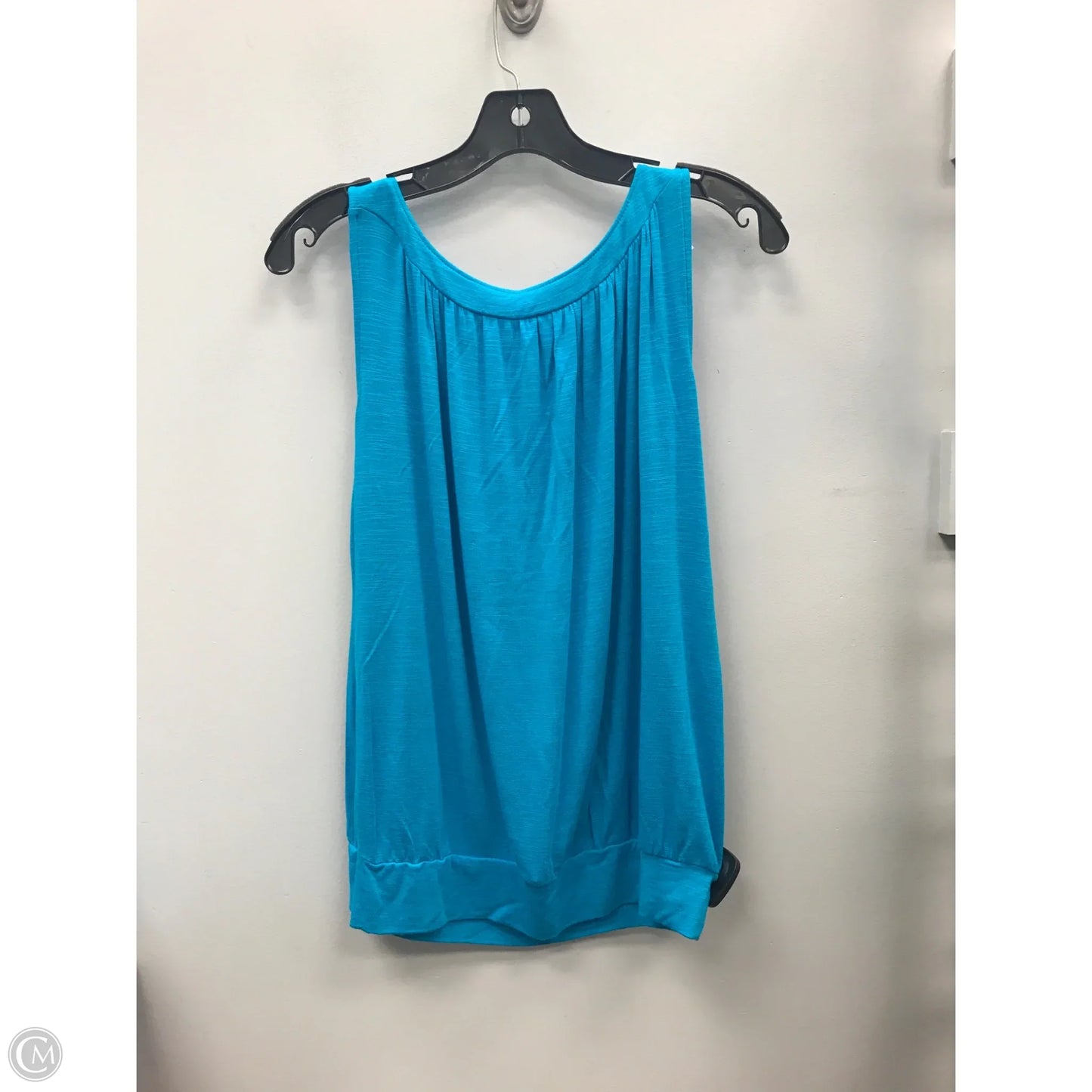 Top Sleeveless By Loft In Blue, Size: S