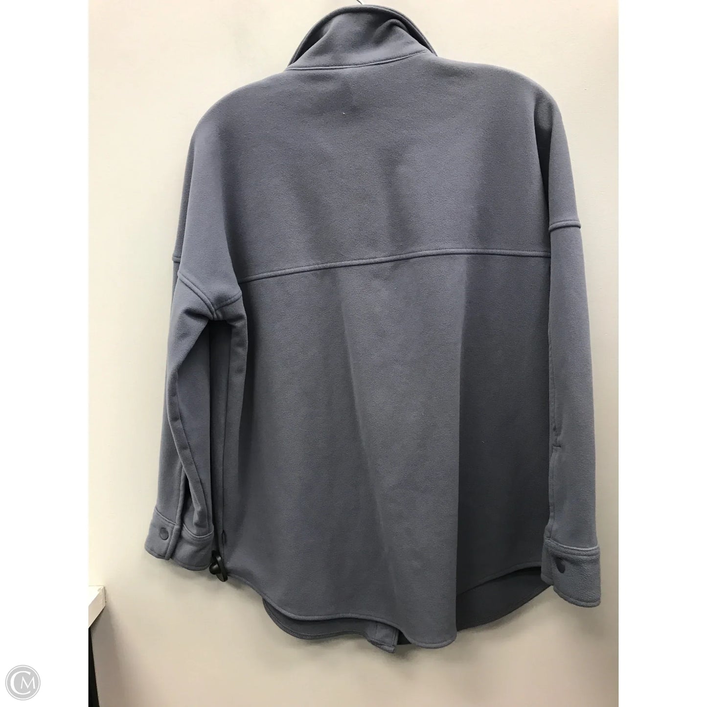 Jacket Shirt By Mondetta In Blue, Size: M