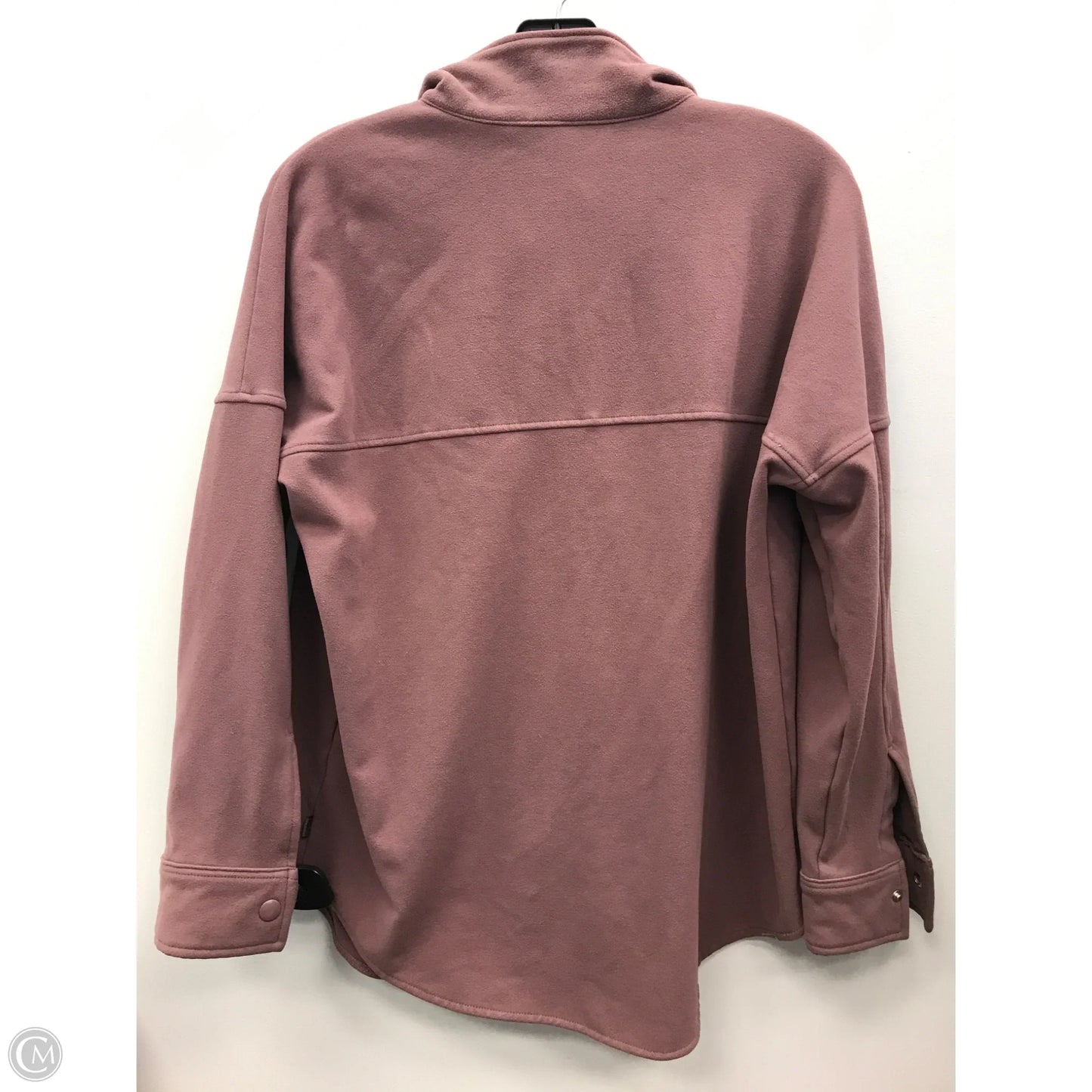 Jacket Shirt By Mondetta In Mauve, Size: M