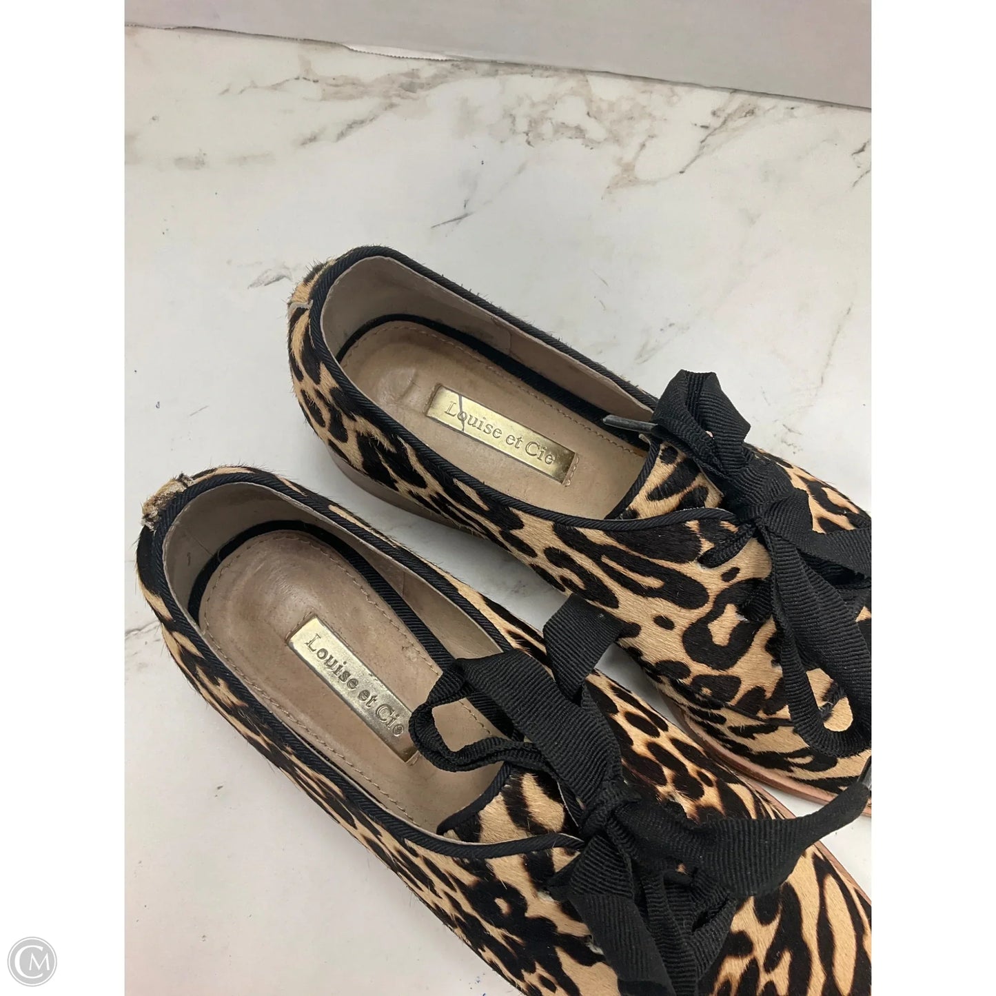 Shoes Heels Block By Louise Et Cie In Animal Print, Size: 6