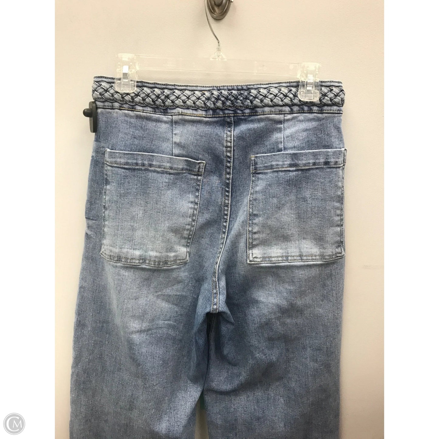 Jeans Wide Leg By Oat In Blue Denim, Size: 8