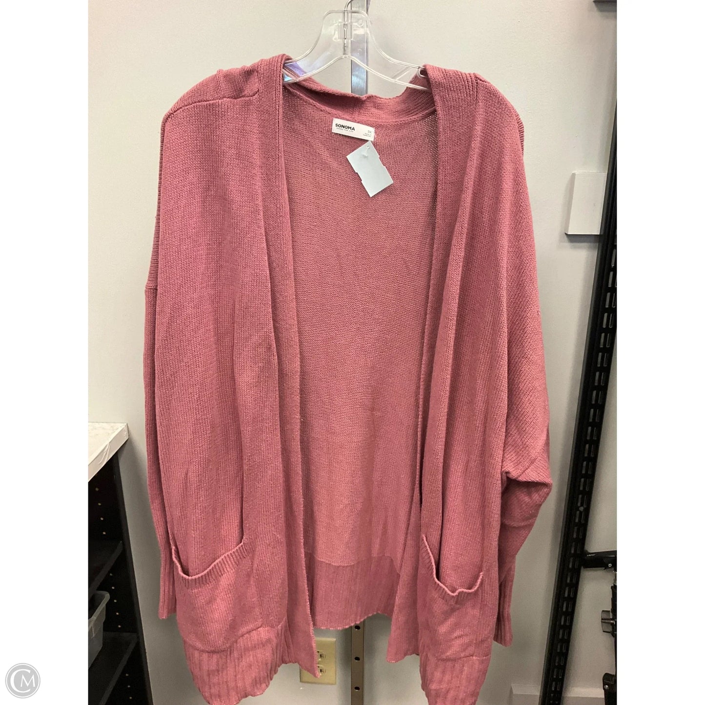 Cardigan By Sonoma In Pink, Size: 3x