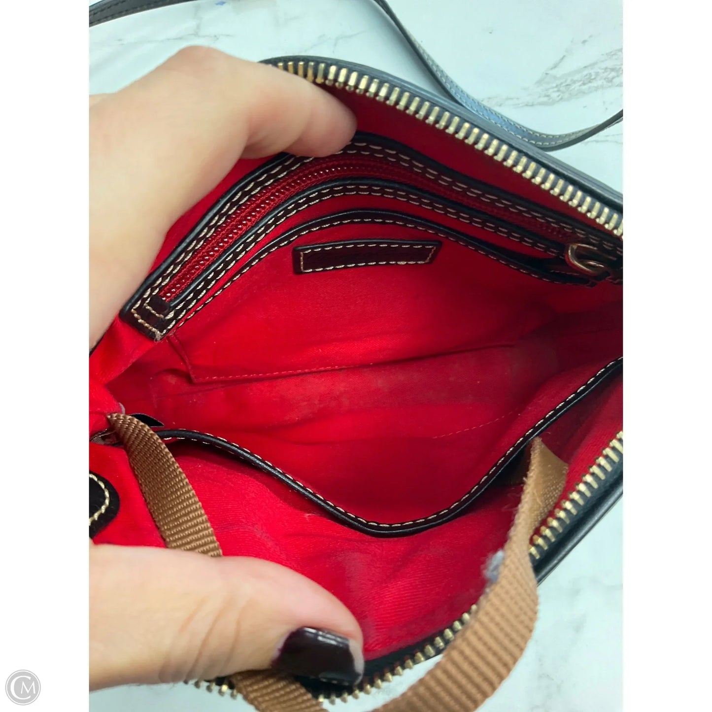 Crossbody Designer By Dooney And Bourke, Size: Medium