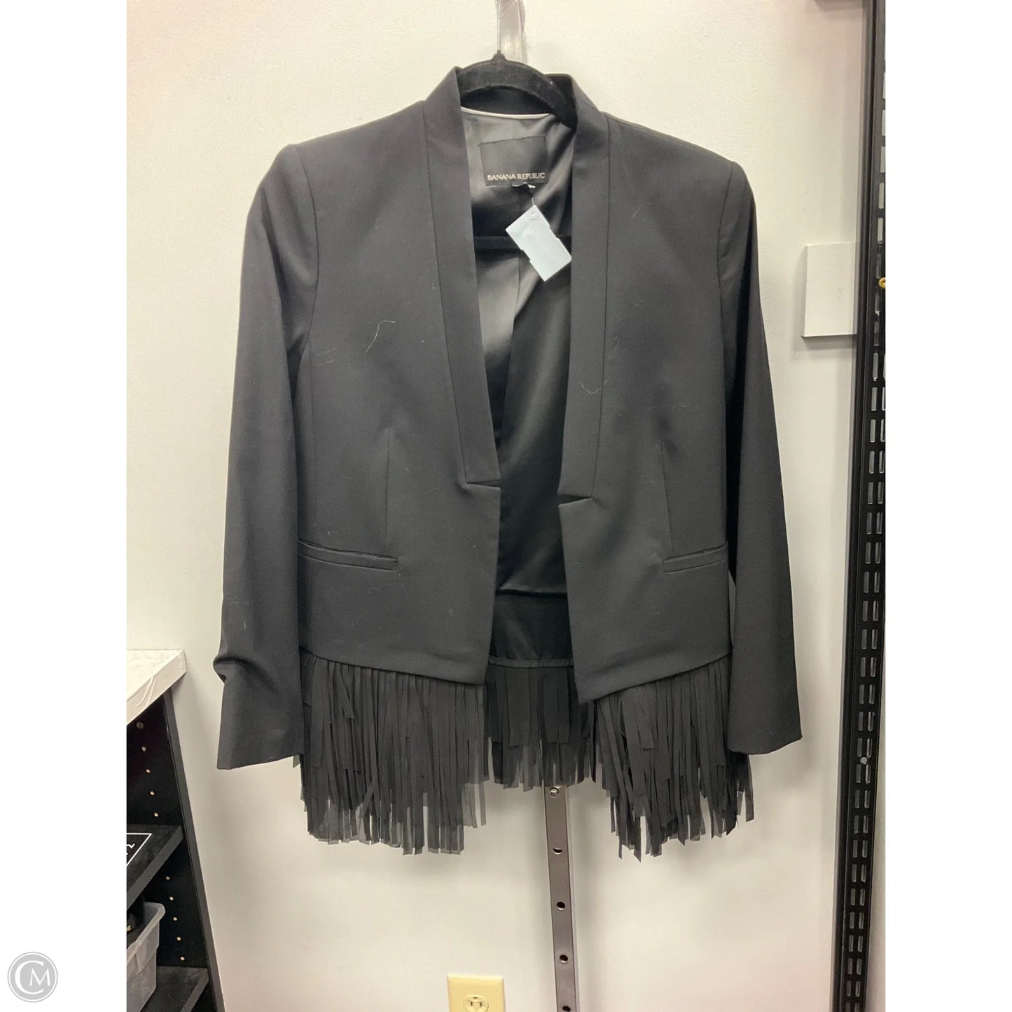 Blazer By Banana Republic In Black, Size: 4