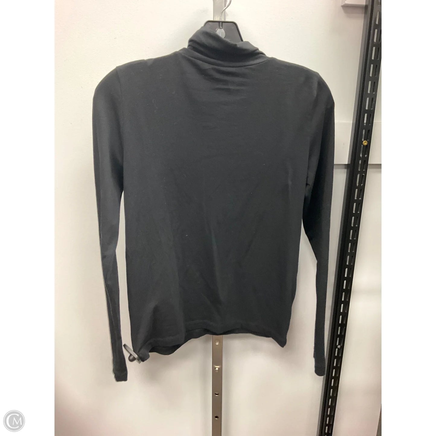 Top Long Sleeve Basic By Loft In Black, Size: S