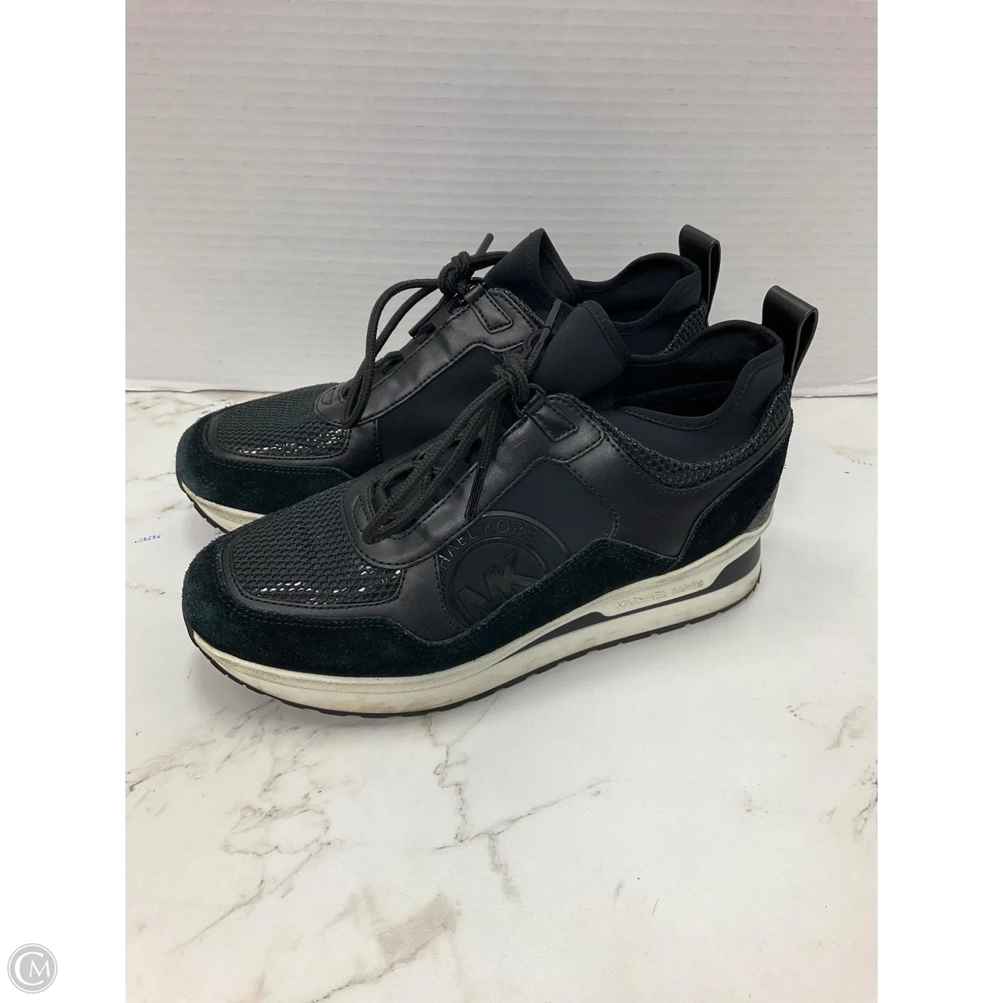 Shoes Designer By Michael Kors In Black, Size: 9