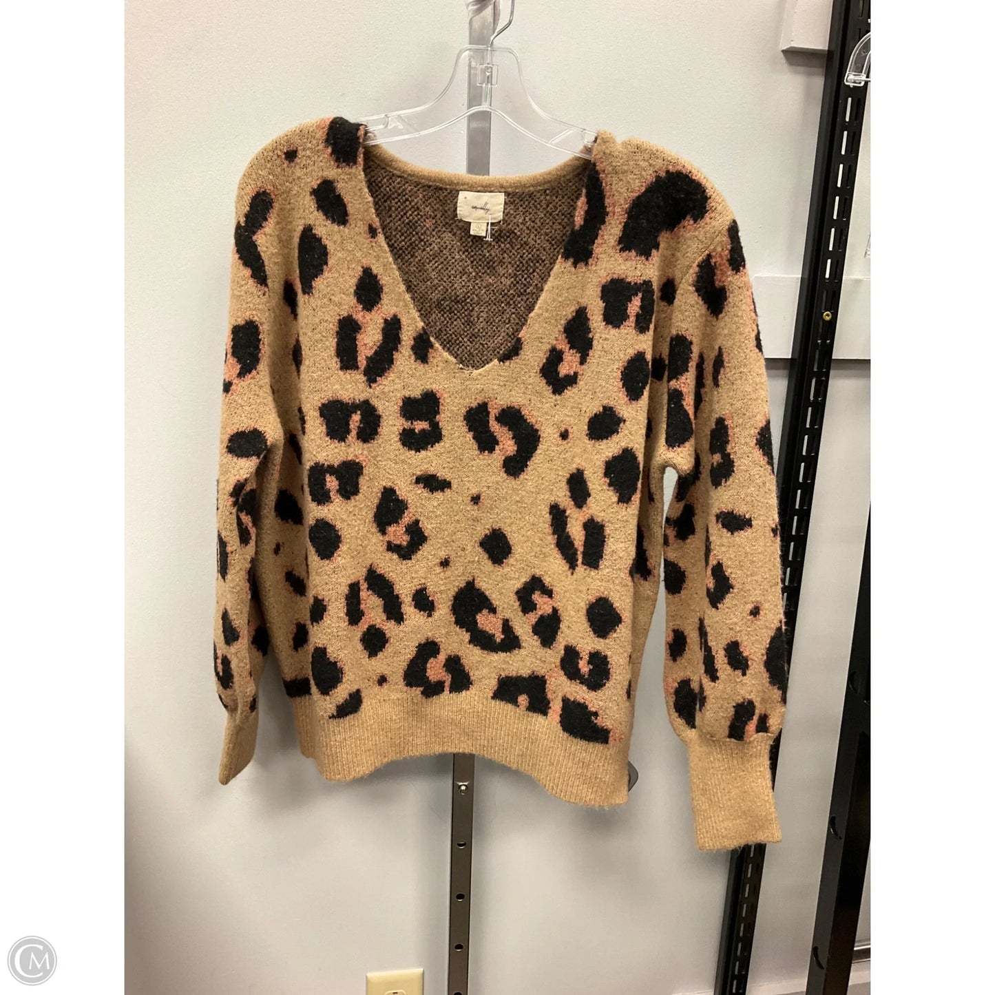 Sweater By Cmc In Animal Print, Size: L