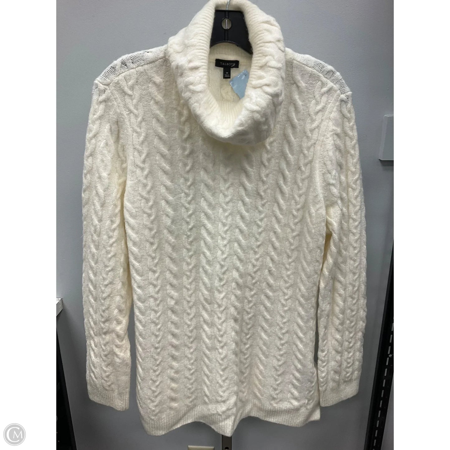 Sweater By Talbots In Cream, Size: M