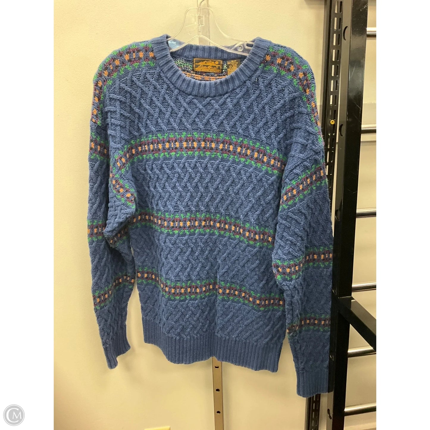 Sweater By Eddie Bauer In Blue, Size: S