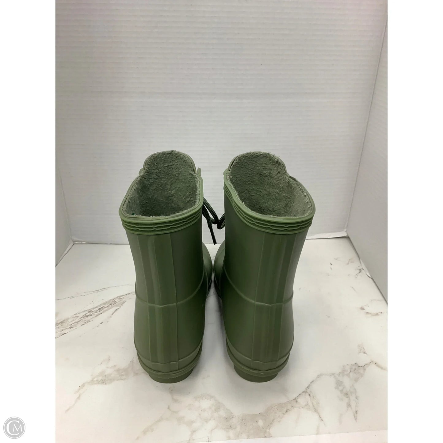 Boots Rain By Hunter In Green, Size: 8