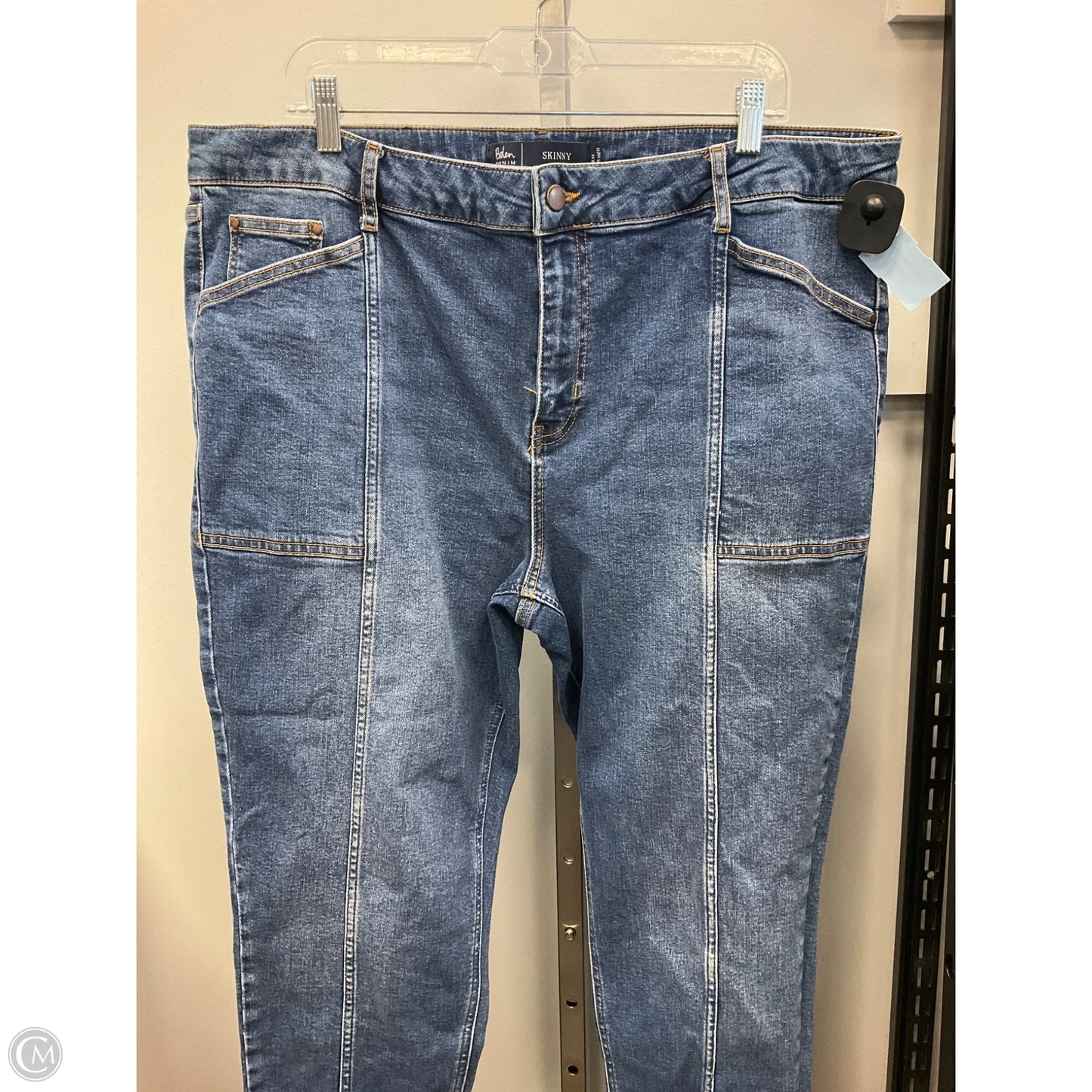 Jeans Skinny By Boden In Blue Denim, Size: 20