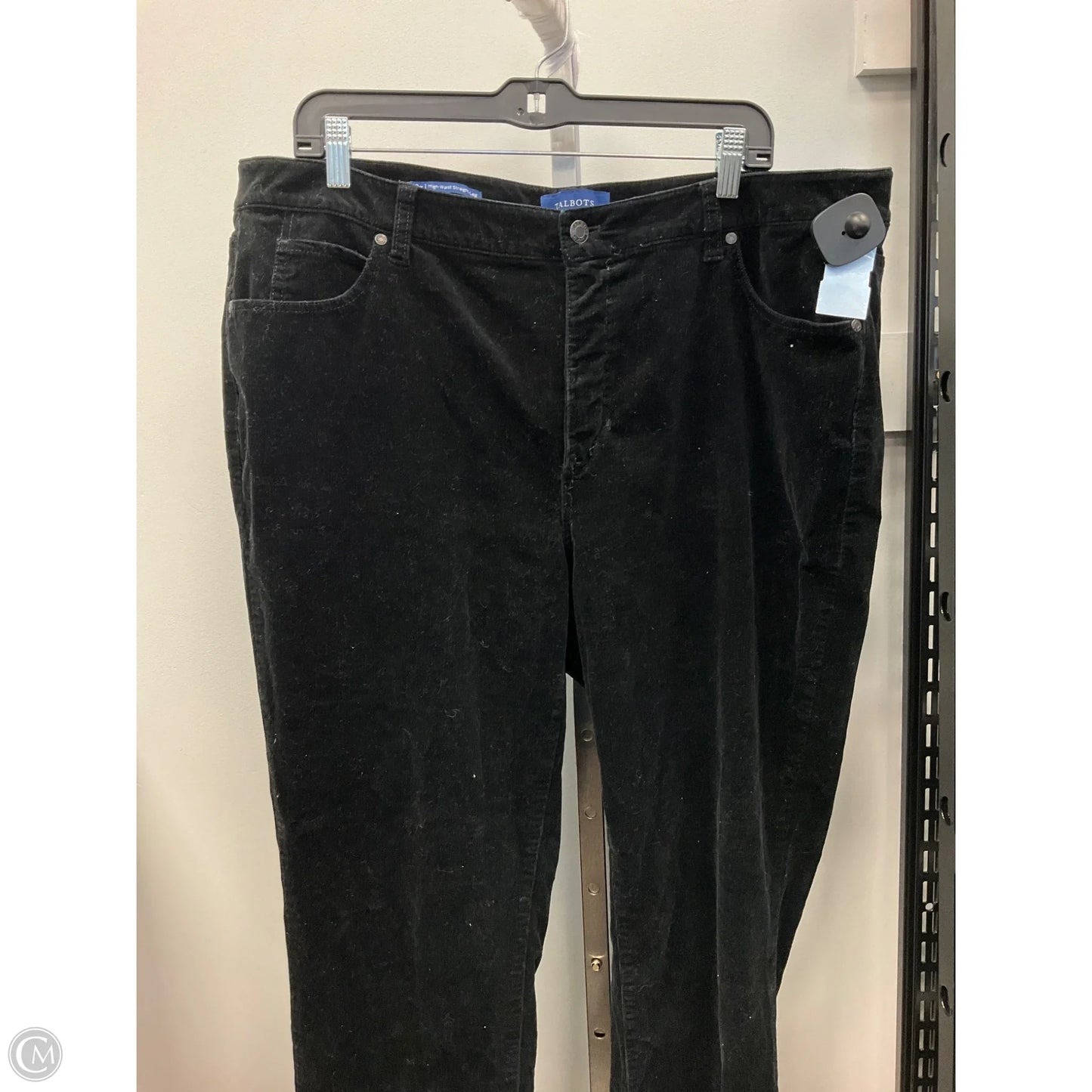 Pants Corduroy By Talbots In Black, Size: 18