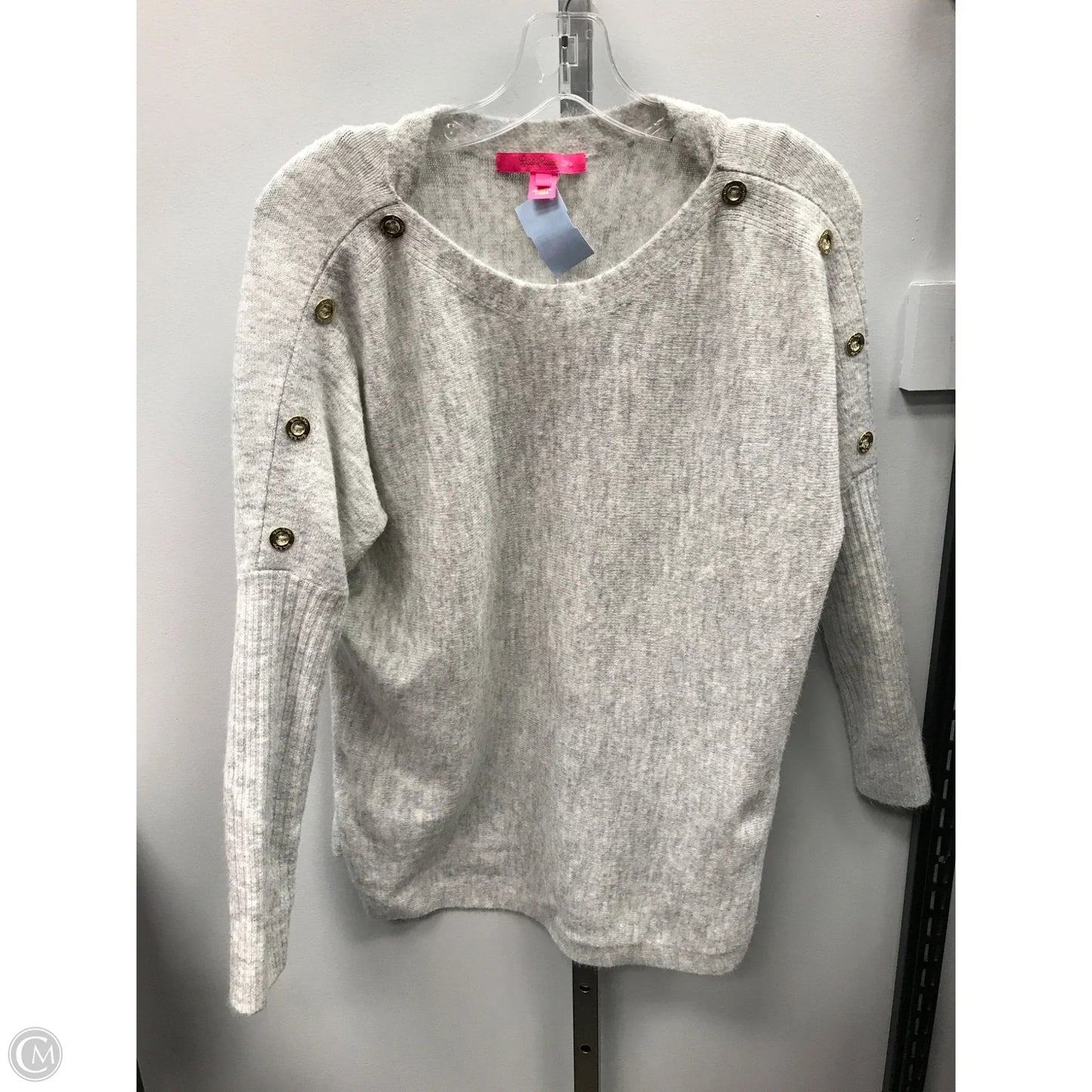 Sweater Designer By Lilly Pulitzer In Grey, Size: S