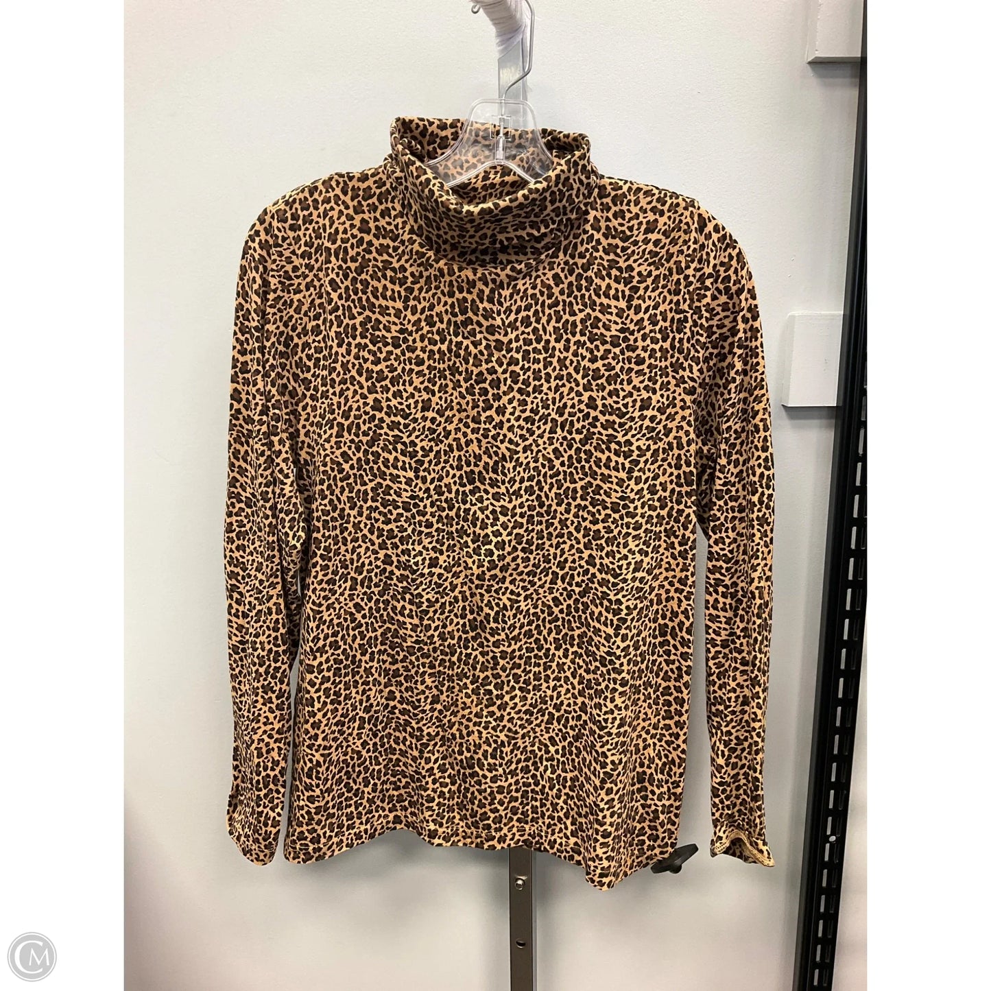 Top Long Sleeve By J. Crew In Animal Print, Size: M