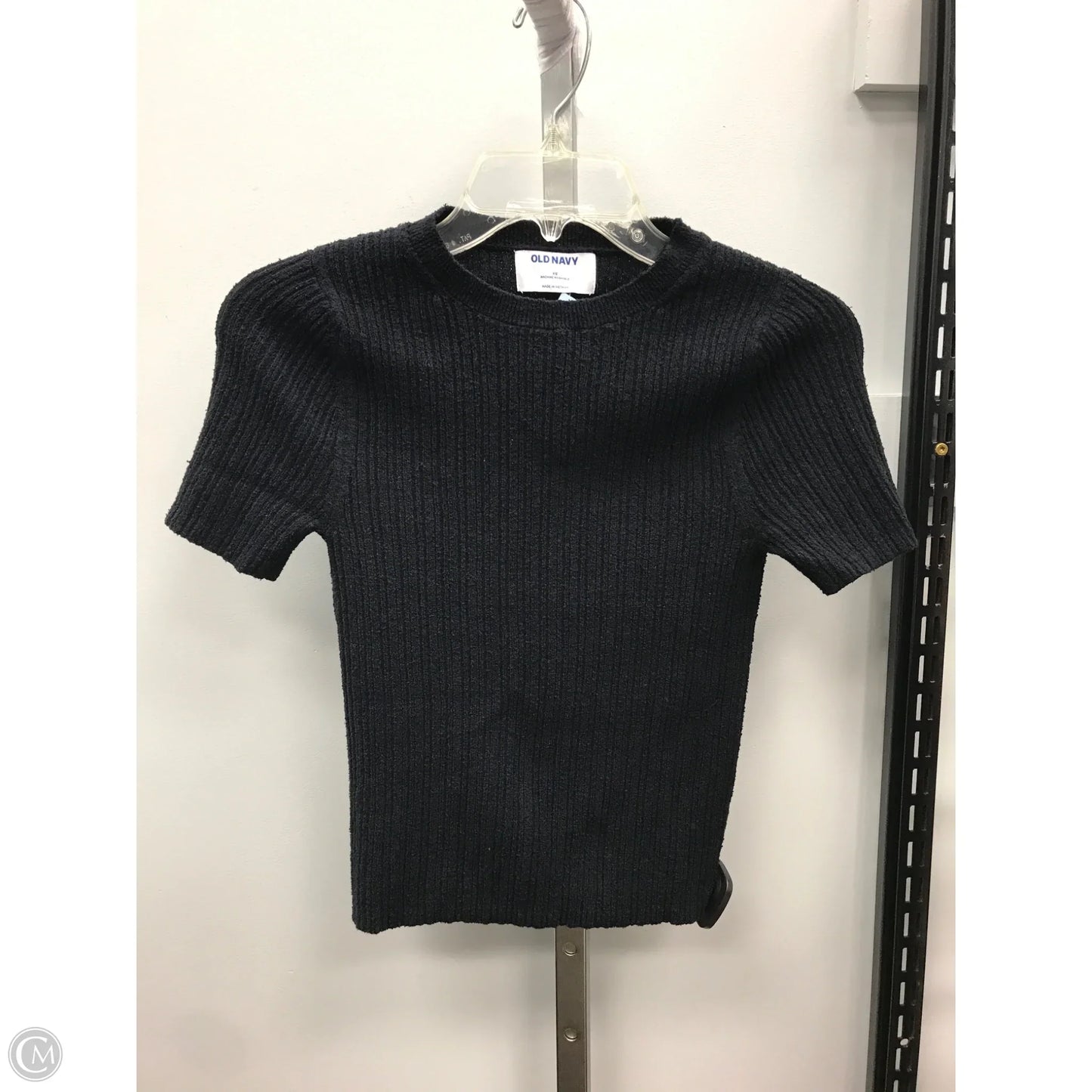 Top Short Sleeve By Old Navy In Black, Size: Xs