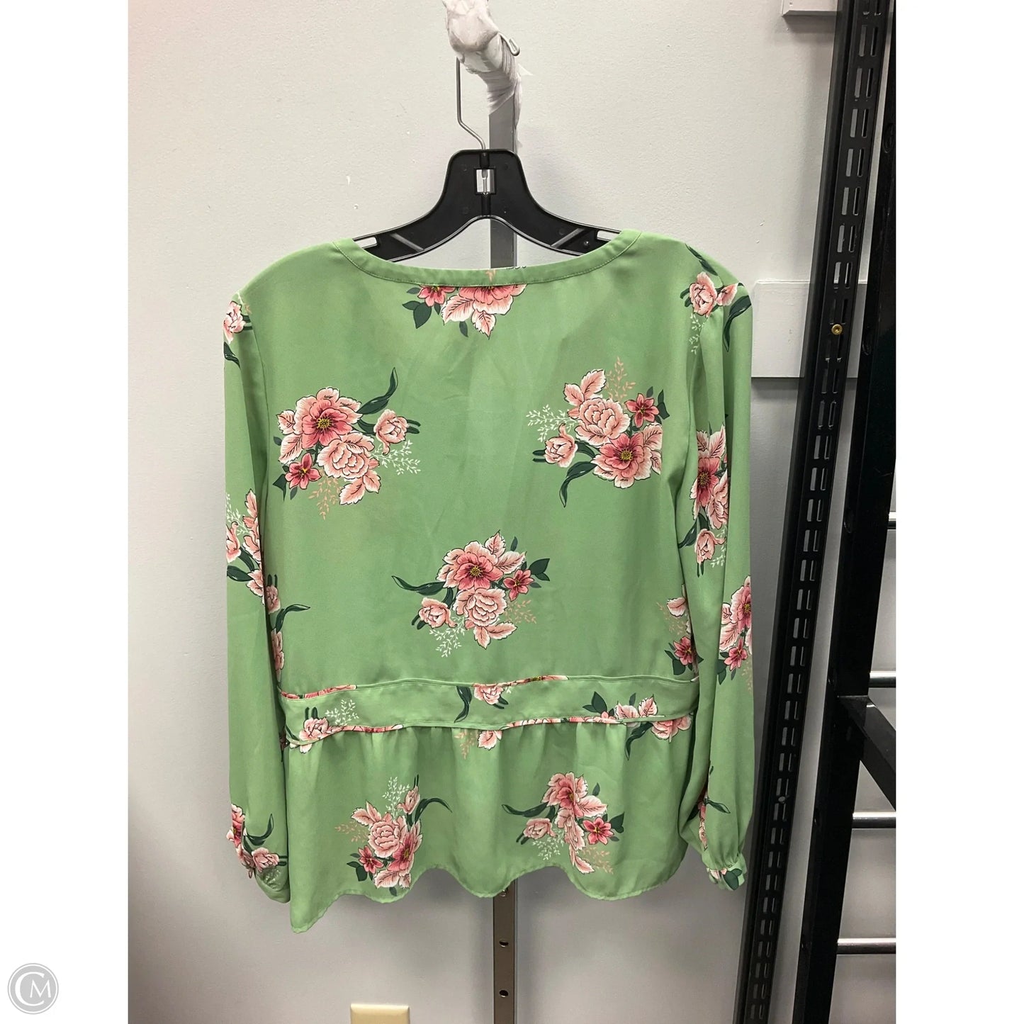 Top Long Sleeve By Loft In Green, Size: Xs