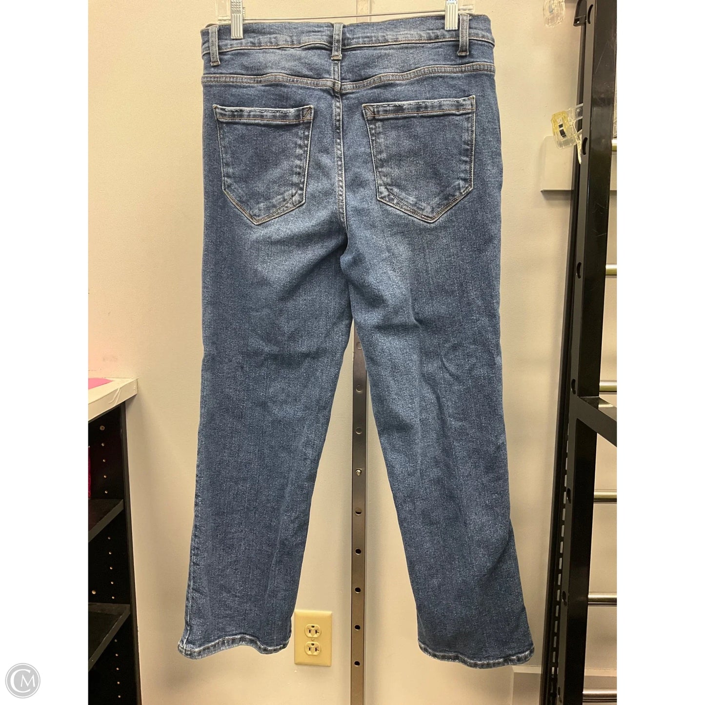 Jeans Straight By Kensie In Blue Denim, Size: 10