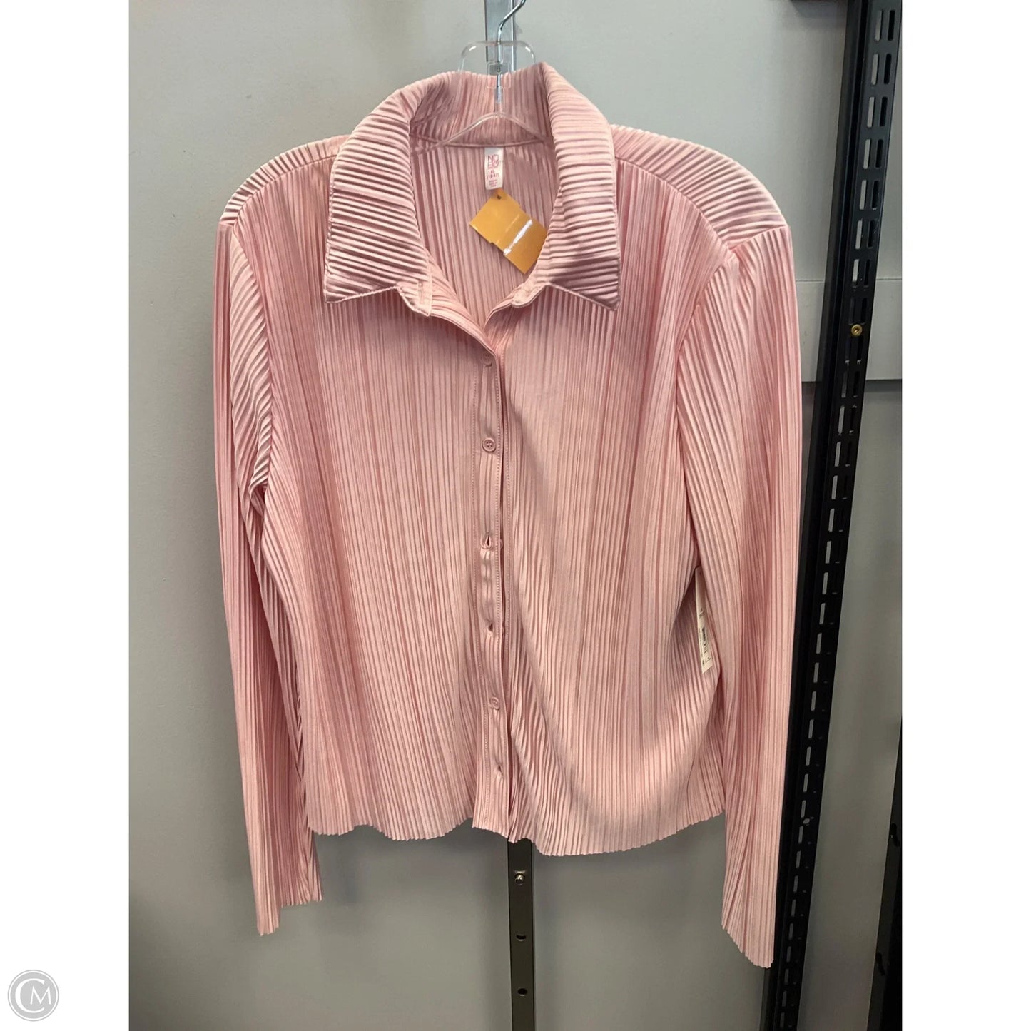 Top Long Sleeve By No Boundaries In Pink, Size: Xl