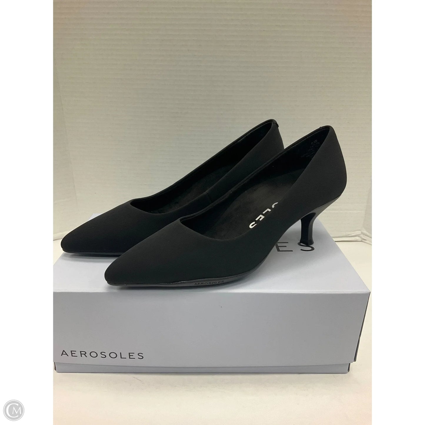 Shoes Heels Kitten By Aerosoles In Black, Size: 8.5