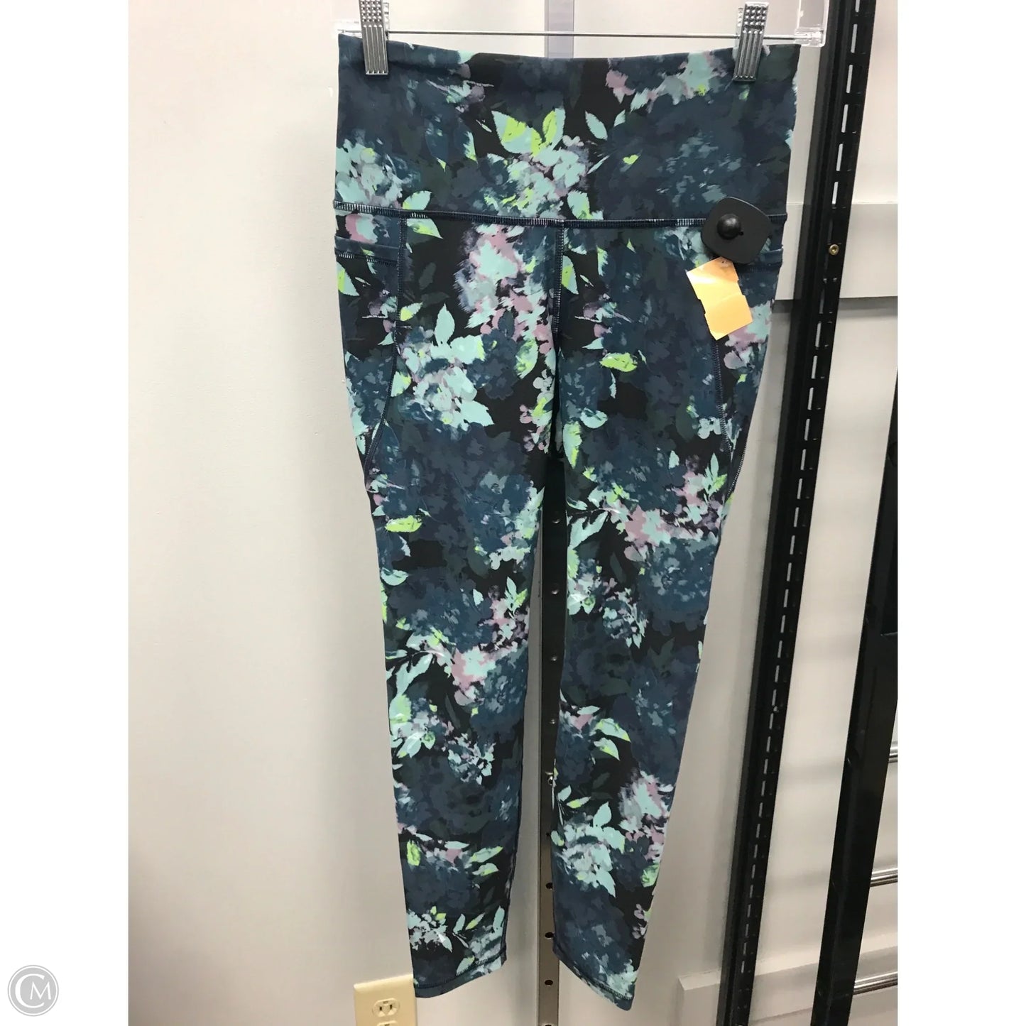 Athletic Leggings By Old Navy In Floral Print, Size: M