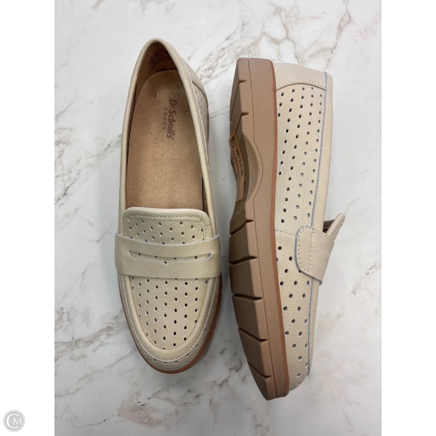 Shoes Heels Platform By Dr Scholls In Cream, Size: 8.5