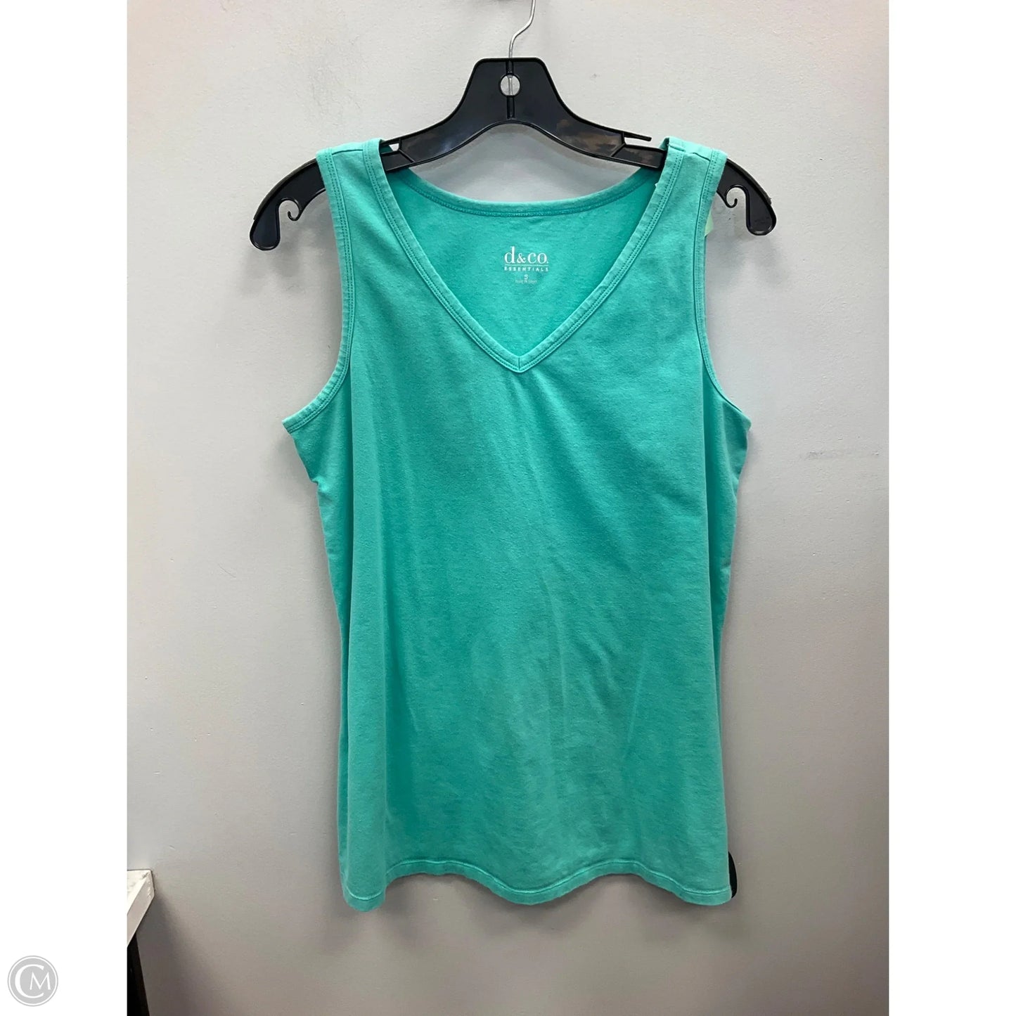 Tank Top By D&co. In Aqua, Size: S