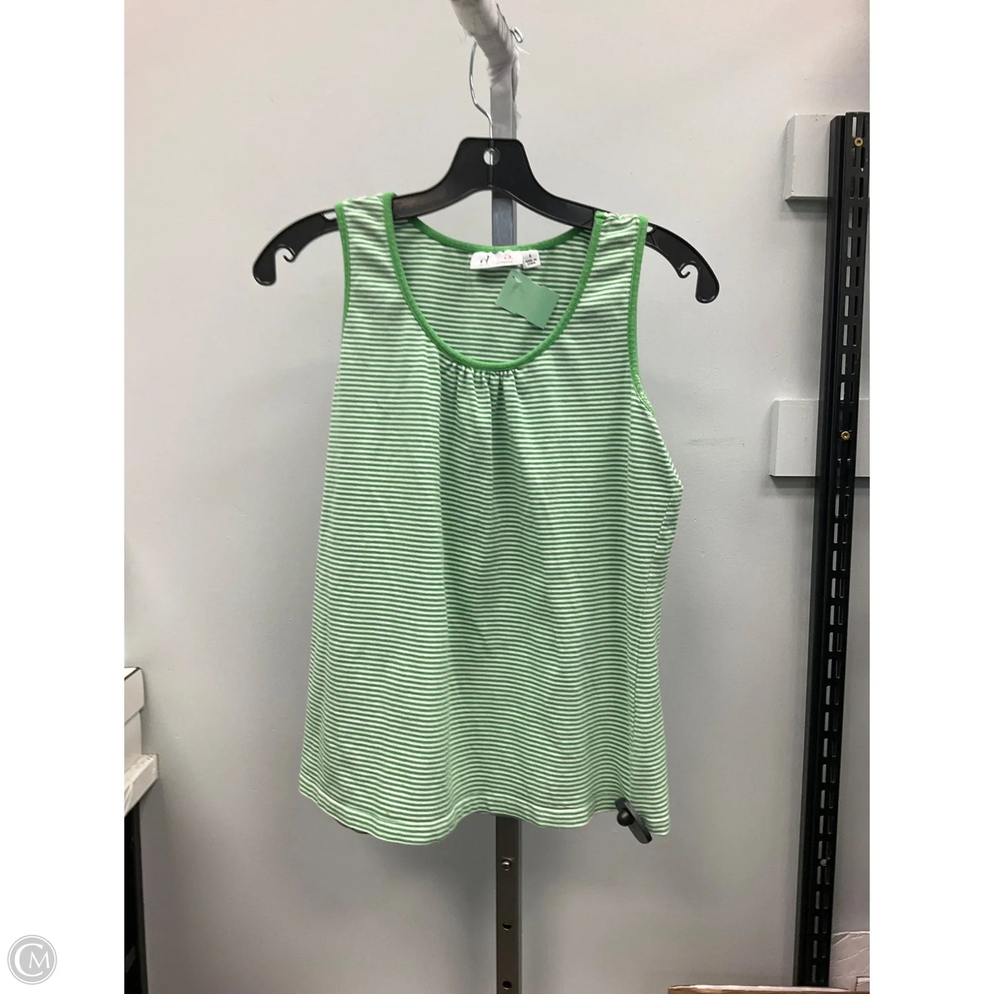 Top Sleeveless By D&co. In Striped Pattern, Size: S