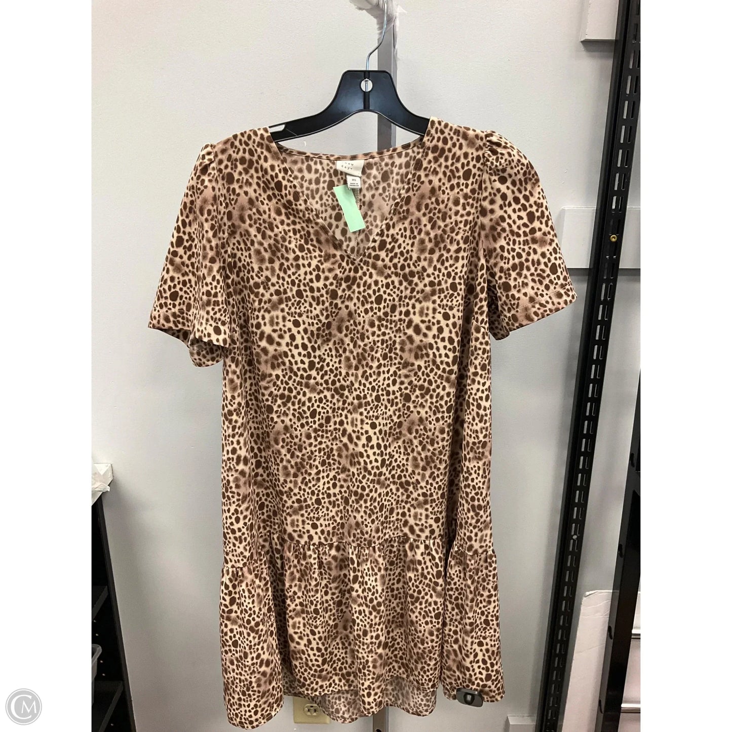 Dress Casual Short By A New Day In Animal Print, Size: Xs