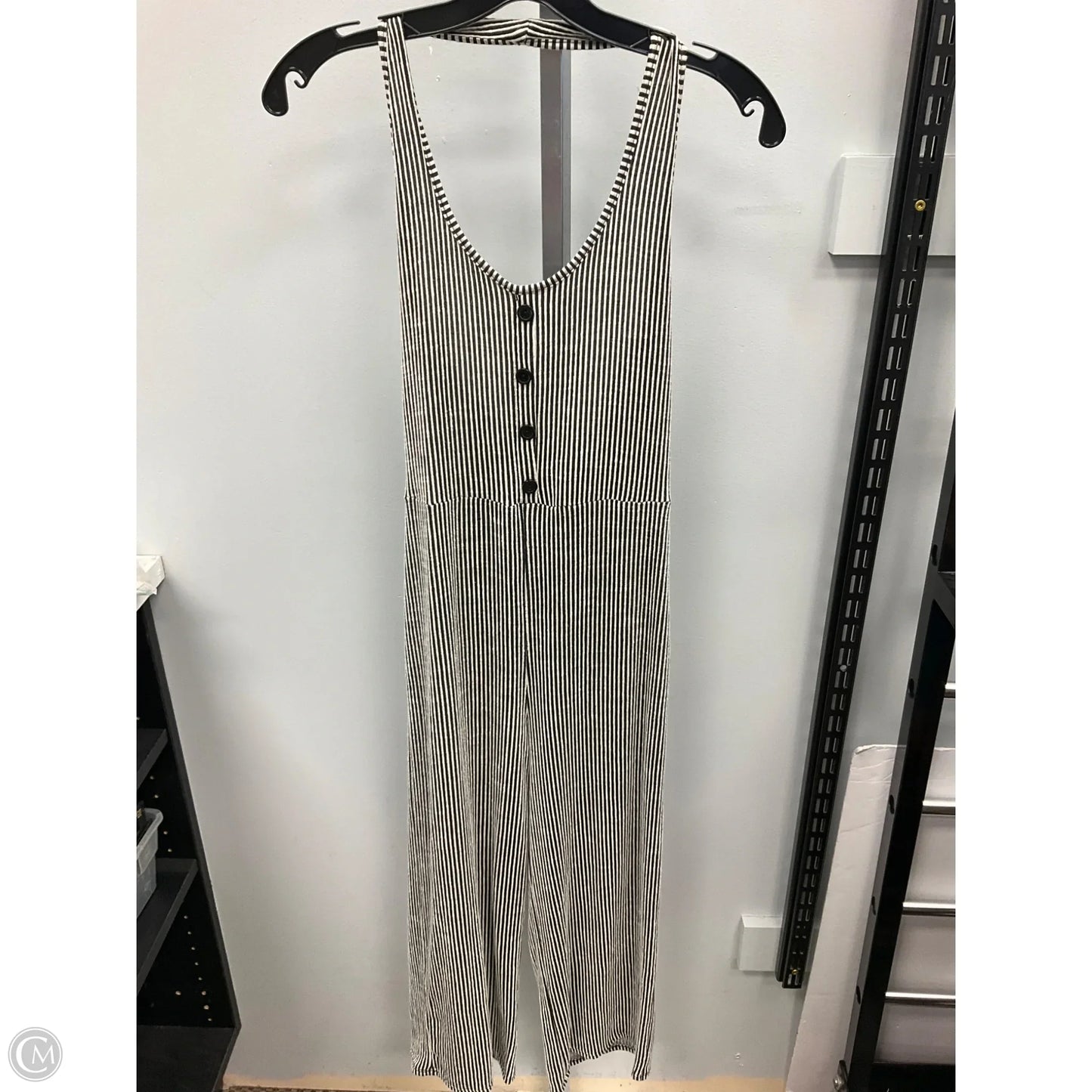 Jumpsuit By Caution To The Wind In Striped Pattern, Size: M